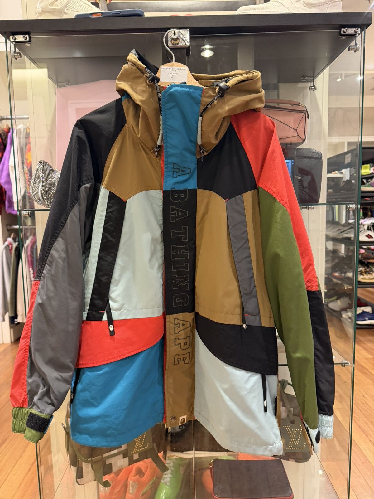 Bape Bape Multi Color Block Snowboarding Jacket Size US L / EU 52-54 / 3 - 1 Thumbnail