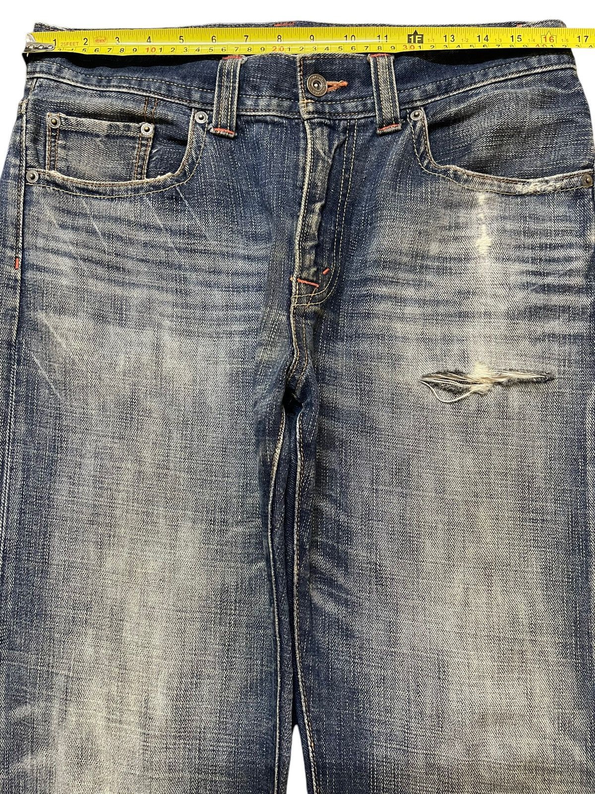 Kapital Vintage Japanese Brand Faded Wash Distress Style Jeans Size US 32 / EU 48 - 11 Thumbnail