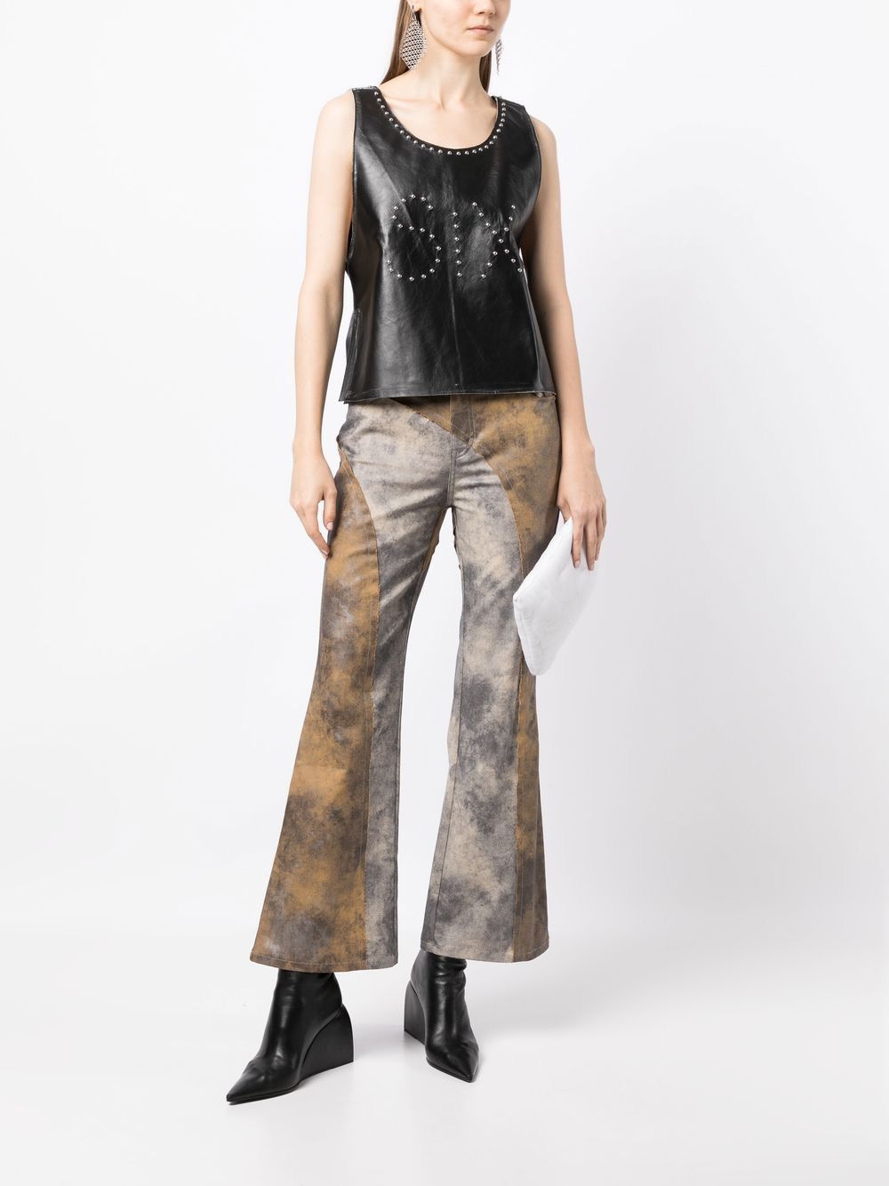 Maison Margiela !DS! SS22 Maison Margiela Studded "SIX" Leather Vest Top Size M / US 6-8 / IT 42-44 - 1 Thumbnail
