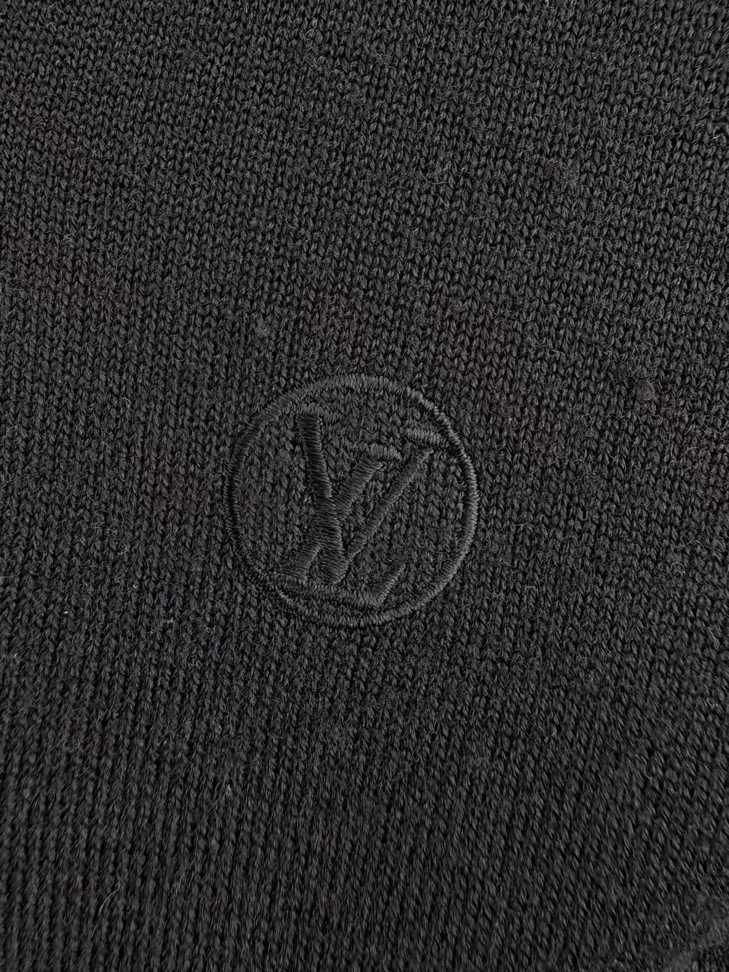 Louis Vuitton Black Zip-Up High-Neck Sweater Size US XL / EU 56 / 4 - 3 Thumbnail