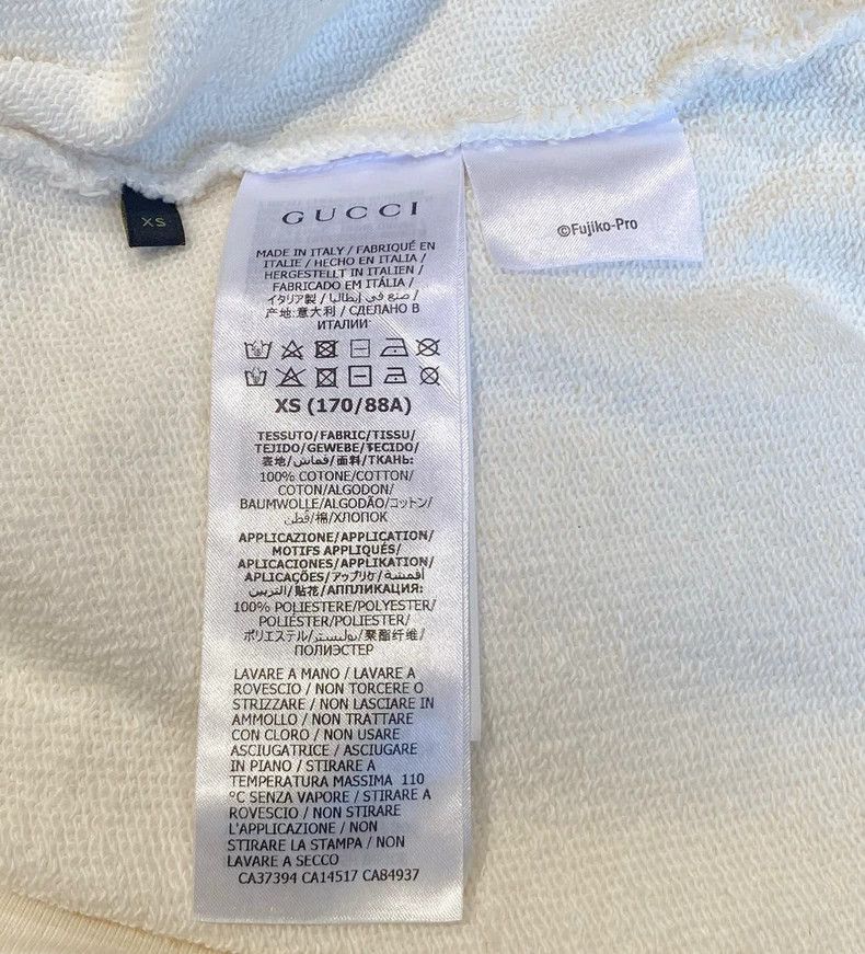Gucci Gucci Doraemon co-branded sweatshirt 2502-Nextarrow Size US XS / EU 42 / 0 - 6 Thumbnail