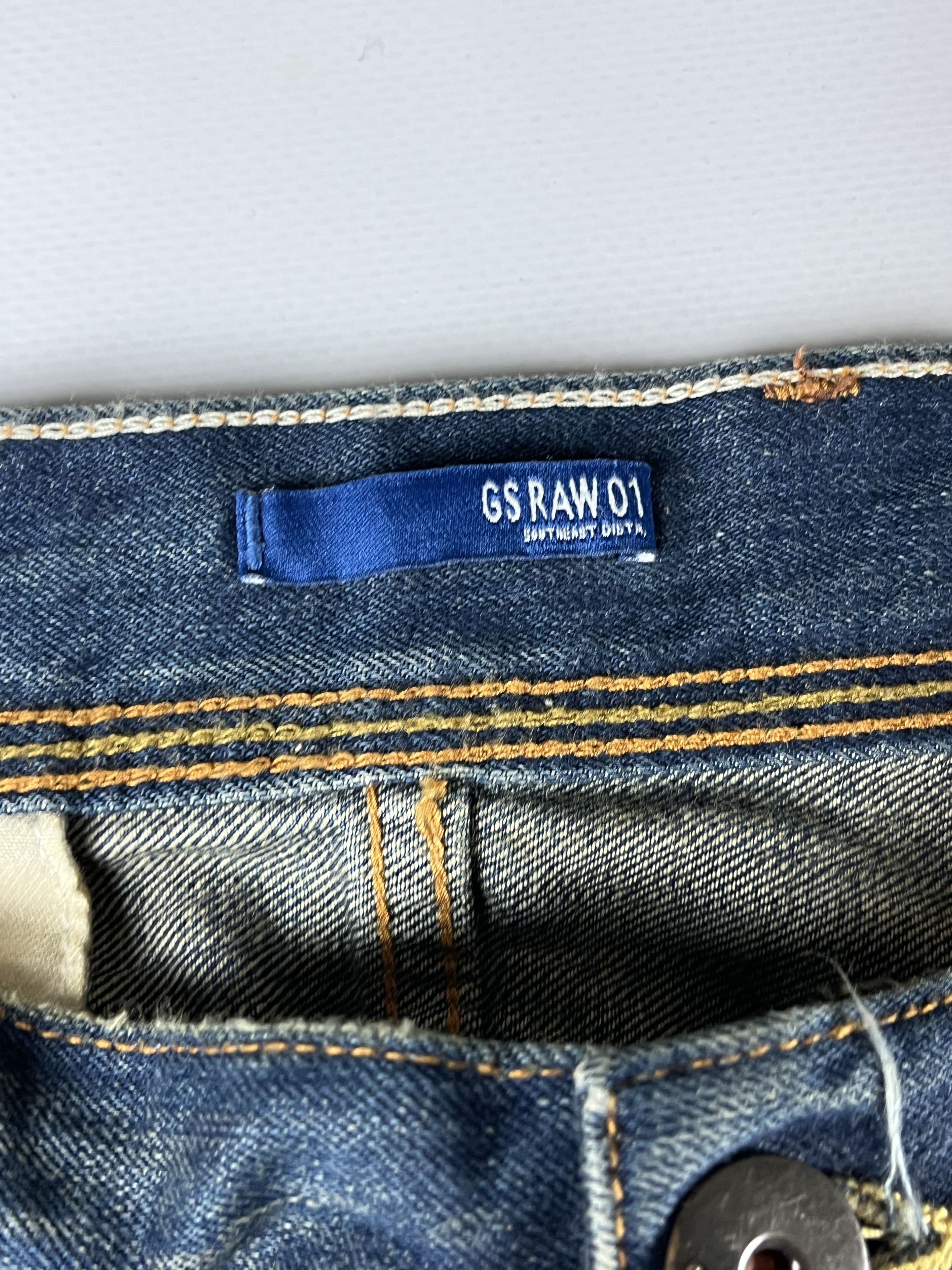 G-Star × Japanese Brand × Vintage WASHED G-STAR 90s Faded Baggy Jean Size US 34 / EU 50 - 8 Thumbnail