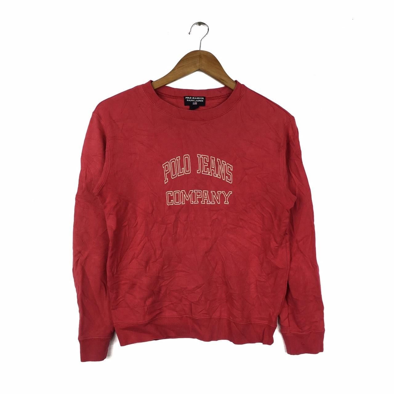 Vintage Vtg POLO JEANS CO. RALPH LAUREN Sweatshirt Sweater Jumper Size US S / EU 44-46 / 1 - 1 Thumbnail