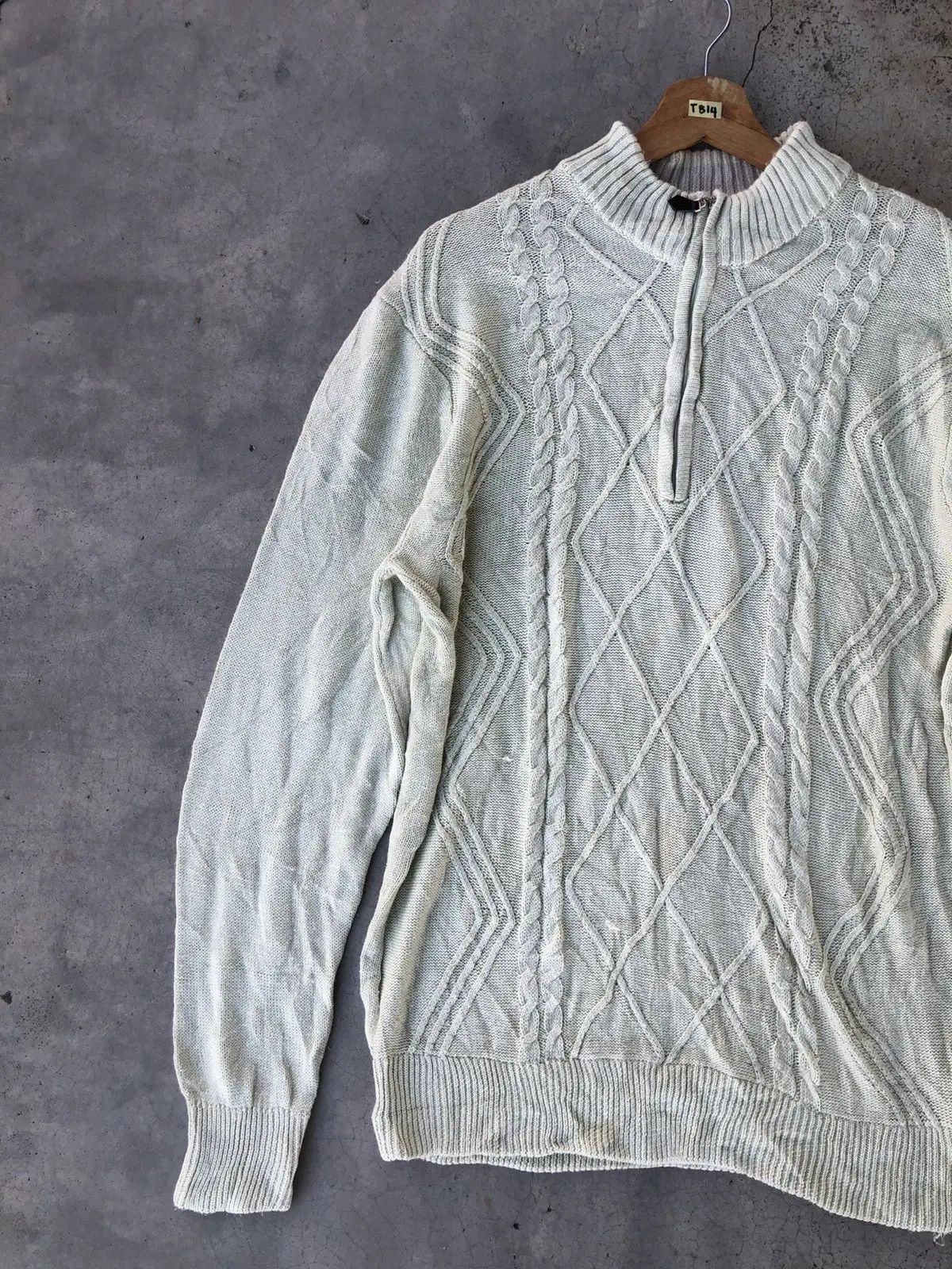 Aran Isles Knitwear × Designer × Homespun Knitwear Japanesebrand Pureknit Jumper/Memeri Knitting Pattern Size US M / EU 48-50 / 2 - 2 Thumbnail