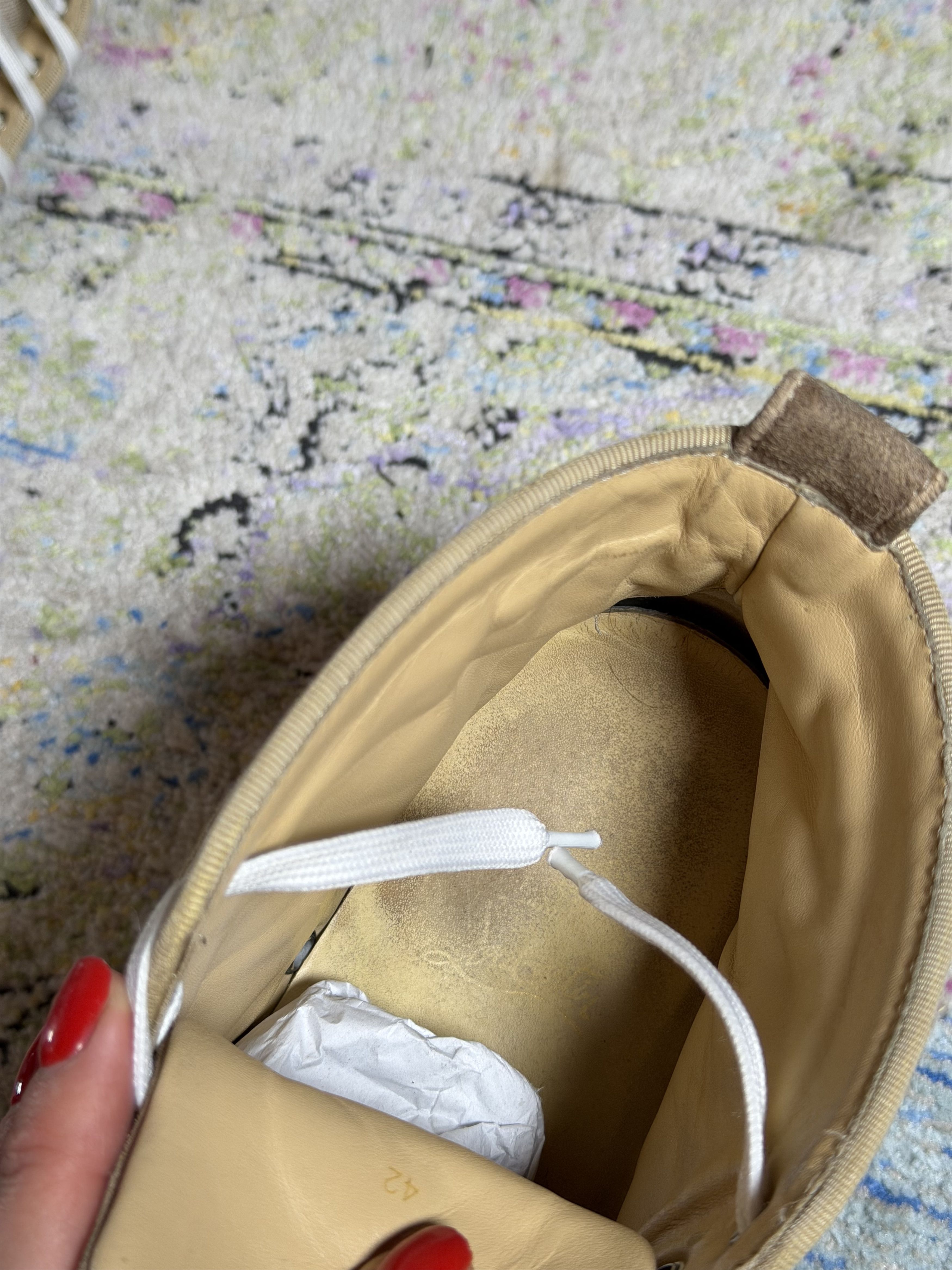 Christian Louboutin Christian Louboutin Louis Orlato Beige Sneakers Size US 9 / EU 42 - 10 Thumbnail