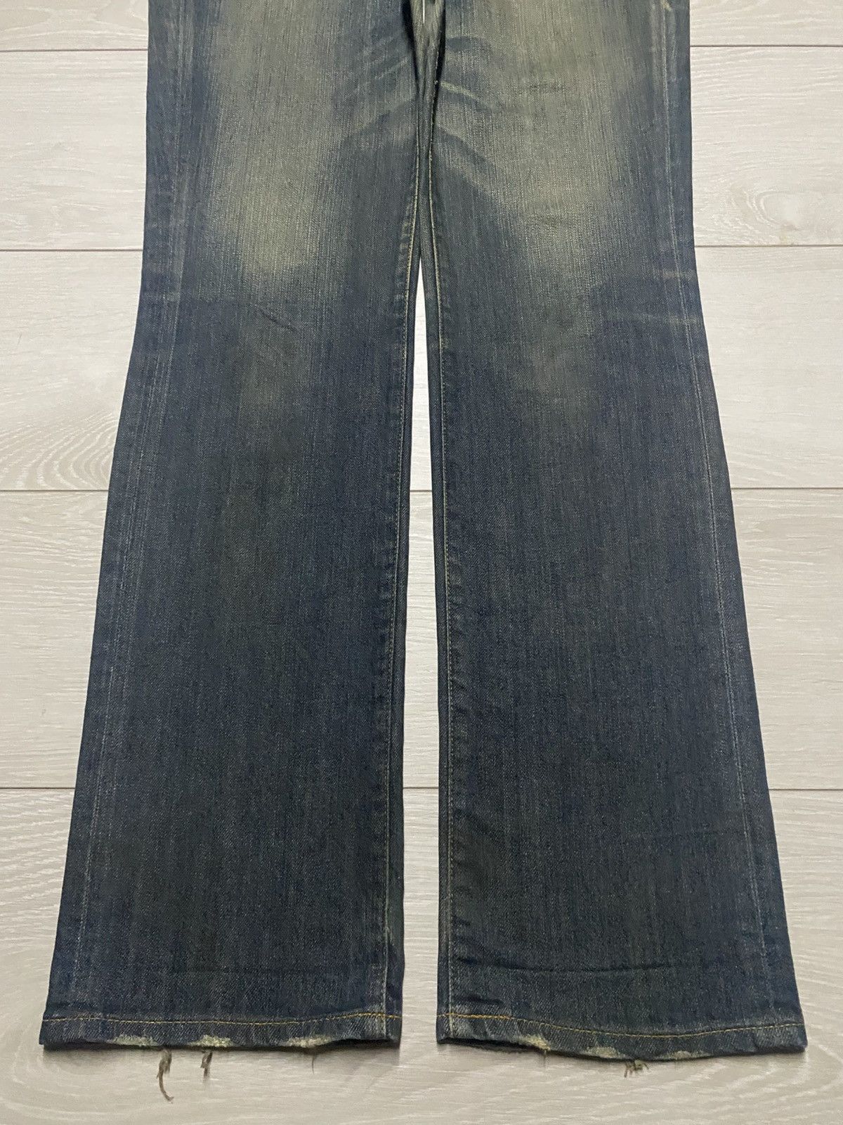 Uniqlo Vintage Japanese Brand Uniqlo Black Denim Boot Slim Jeans Size US 31 - 5 Thumbnail