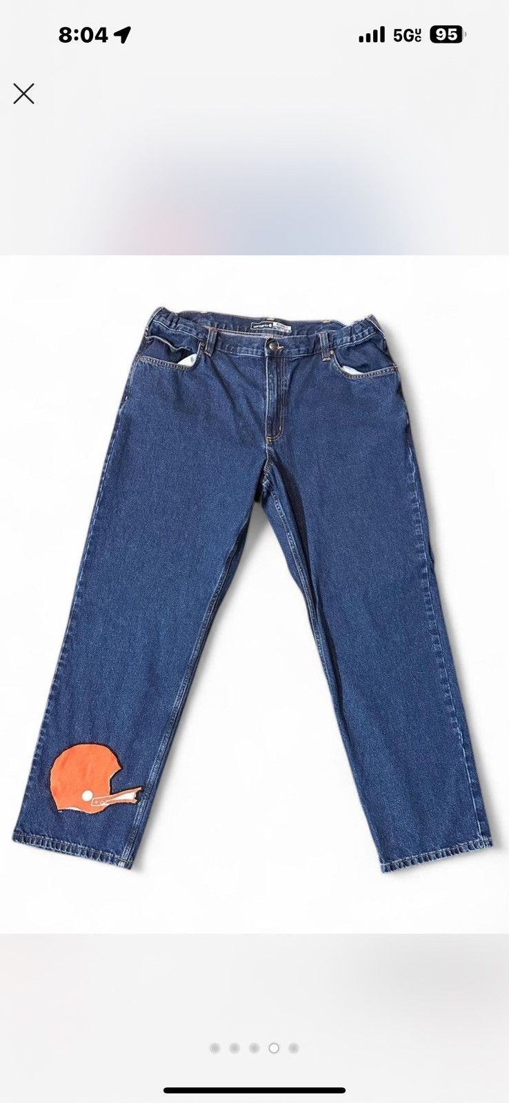 Carhartt custom NFL Carhartt jeans Size US 40 / EU 56 - 4 Thumbnail