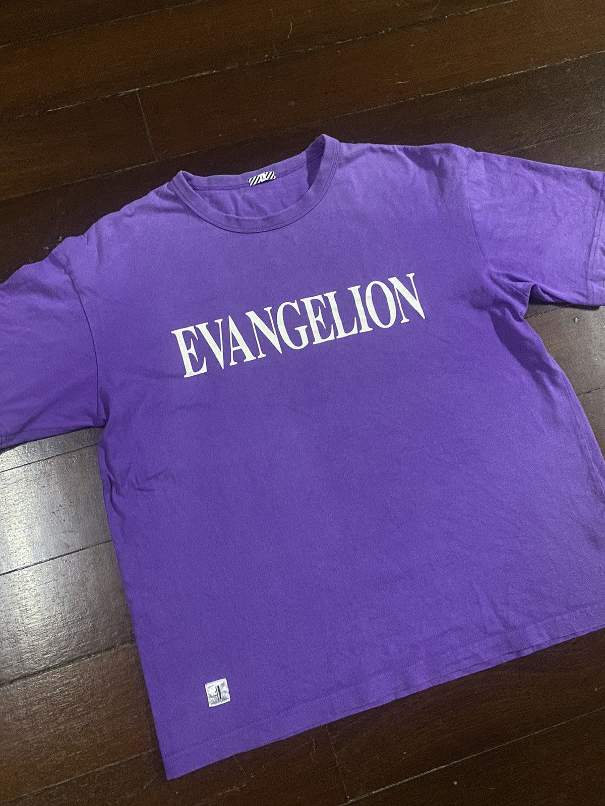 Anime × Japanese Brand *Rare!! Evangelion X Gu Spellout tee Size US L / EU 52-54 / 3 - 4 Thumbnail
