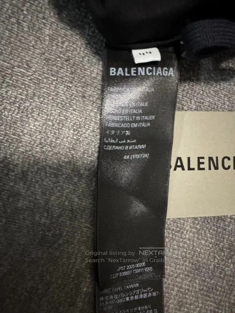 Balenciaga Balenciaga FW25 Plaid Cotton-Linen Pants. Size US 28 / EU 44 - 4 Thumbnail