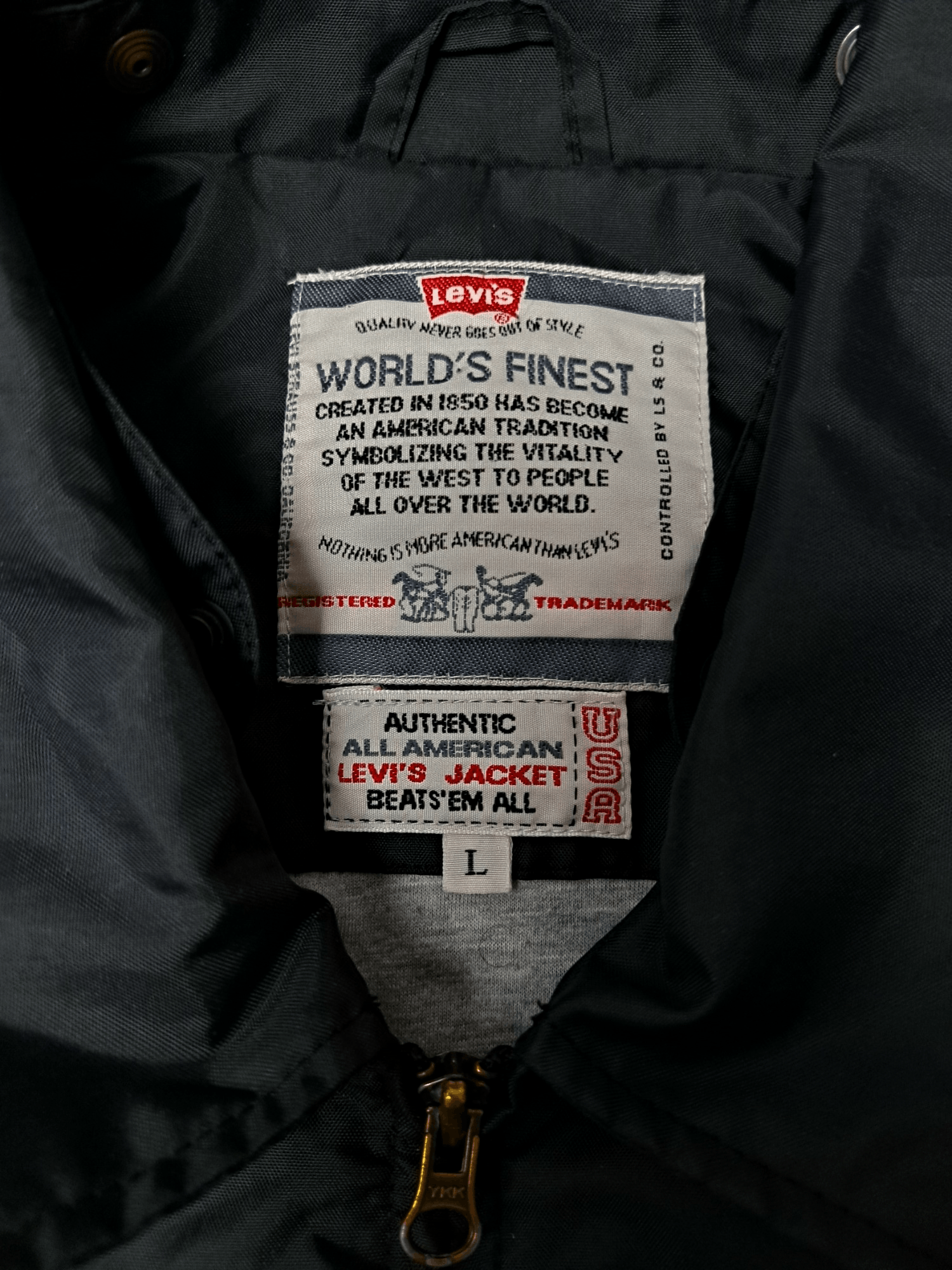 Levi's Vintage Sports League Levis Jacket world's finest Size US L / EU 52-54 / 3 - 3 Thumbnail