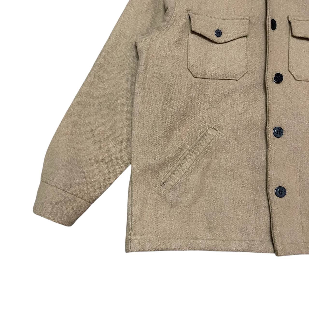 Vintage Vintage Melton Wool Jacket Size US L / EU 52-54 / 3 - 3 Thumbnail