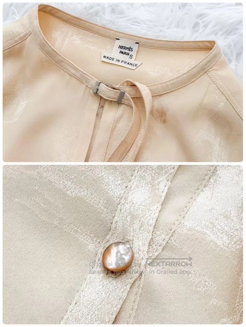 Hermes Hermes Silk Top Size XS / US 0-2 / IT 36-38 - 8 Thumbnail