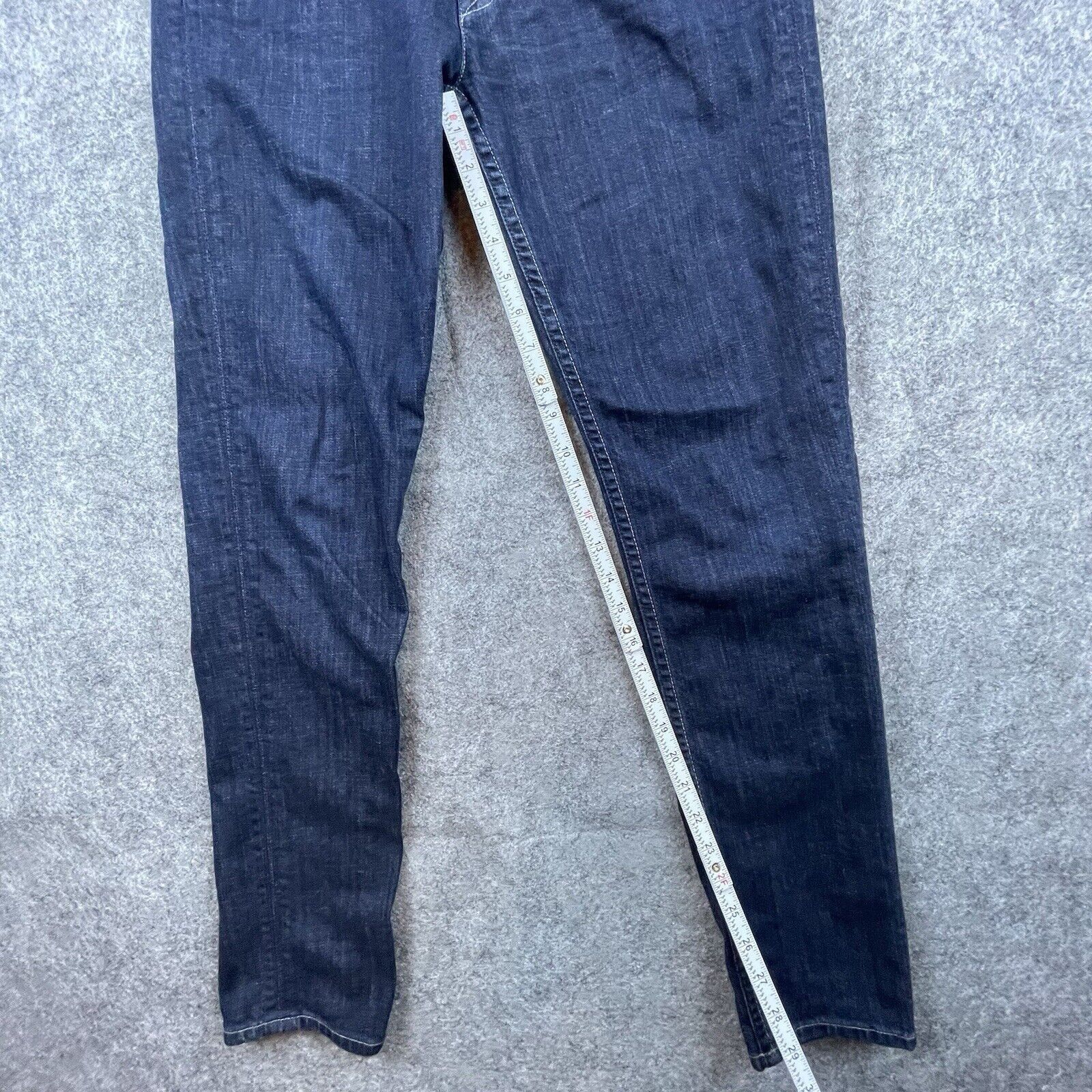 Hudson Hudson Jeans Women 30 Blue Flap Pocket Collin Skinny Stretch Size 30" / US 8 / IT 44 - 7 Thumbnail