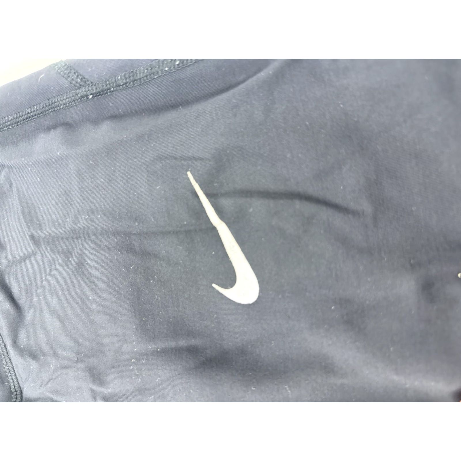 Nike Nike Leggings Women M Black Cropped Dri-FIT Activewear Compression Running Yoga Size 32" / US 10 / IT 46 - 4 Thumbnail
