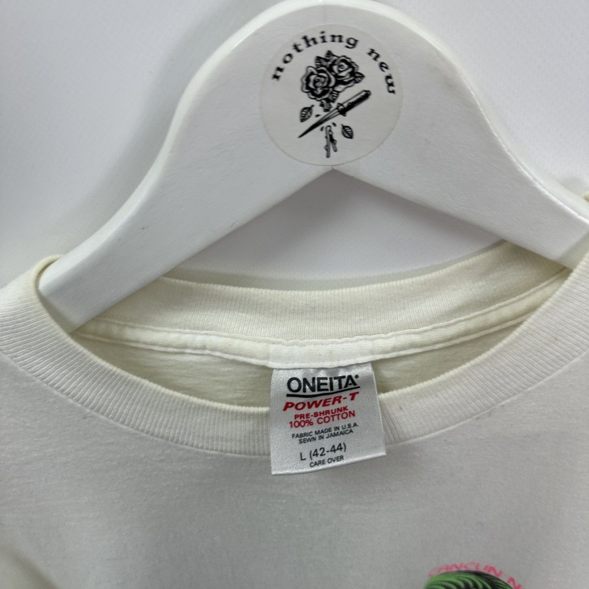 Vintage Vintage 90s Cancun Nature Roller Frog Jungle out there tee Size US L / EU 52-54 / 3 - 9 Thumbnail