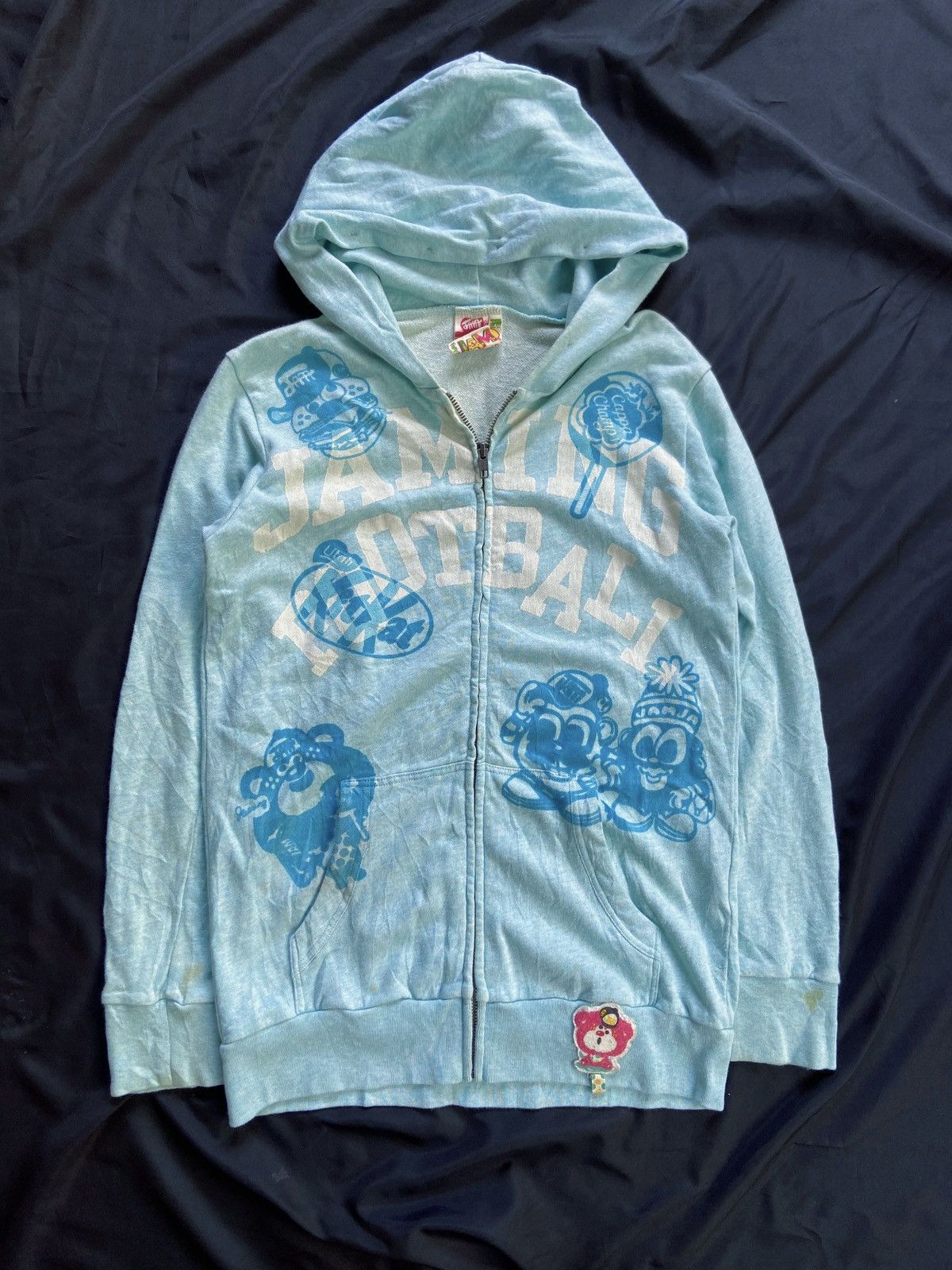 20471120 JAMMING FOOTBALL PAINTING 387 ZIP HOODIE Size US S / EU 44-46 / 1 - 1 Thumbnail