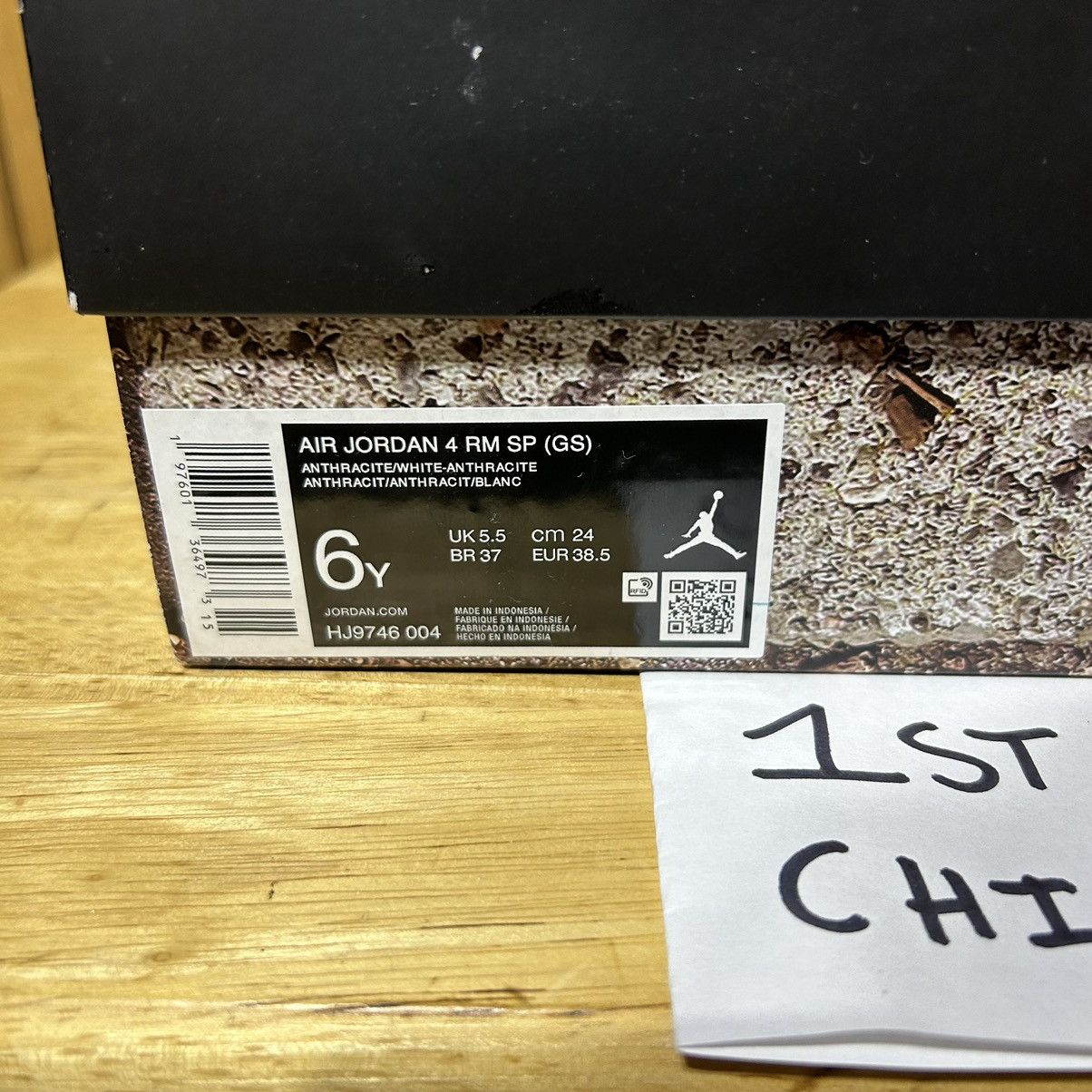 Designer × Jordan Brand × Nike Nigel Sylvester Air Jordan 4 RM Driveway Grey GS Size 6Y NEW Size US 6 / EU 39 - 8 Thumbnail