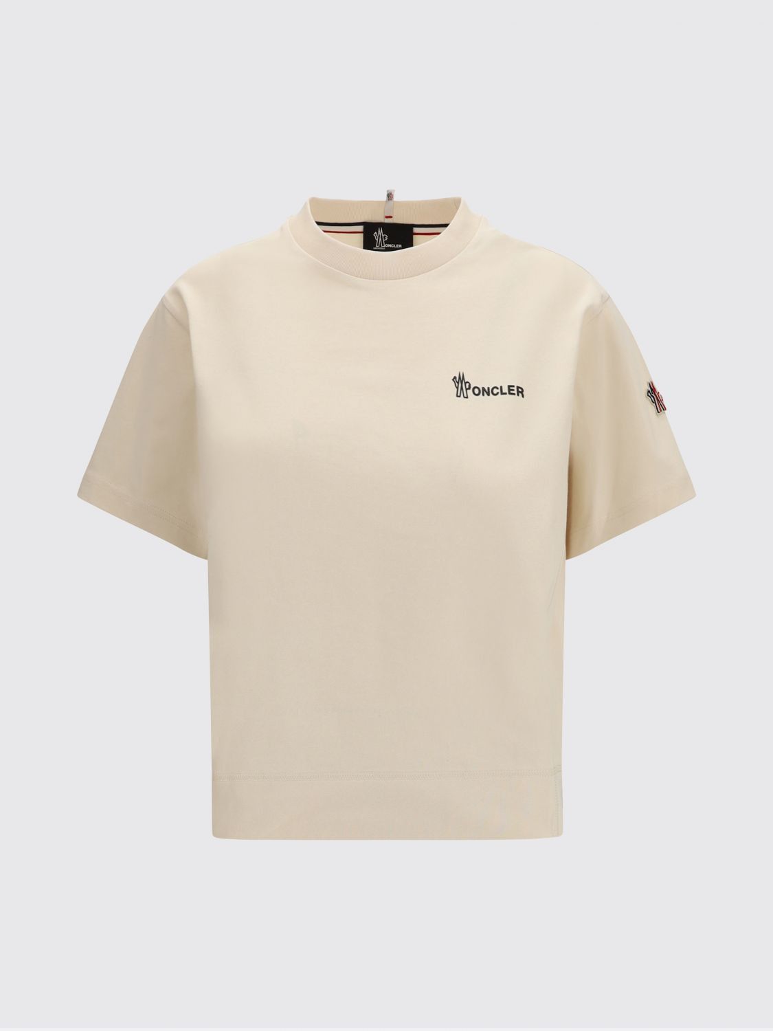 Moncler Moncler T-Shirt Woman White Size M / US 6-8 / IT 42-44 - 1 Preview