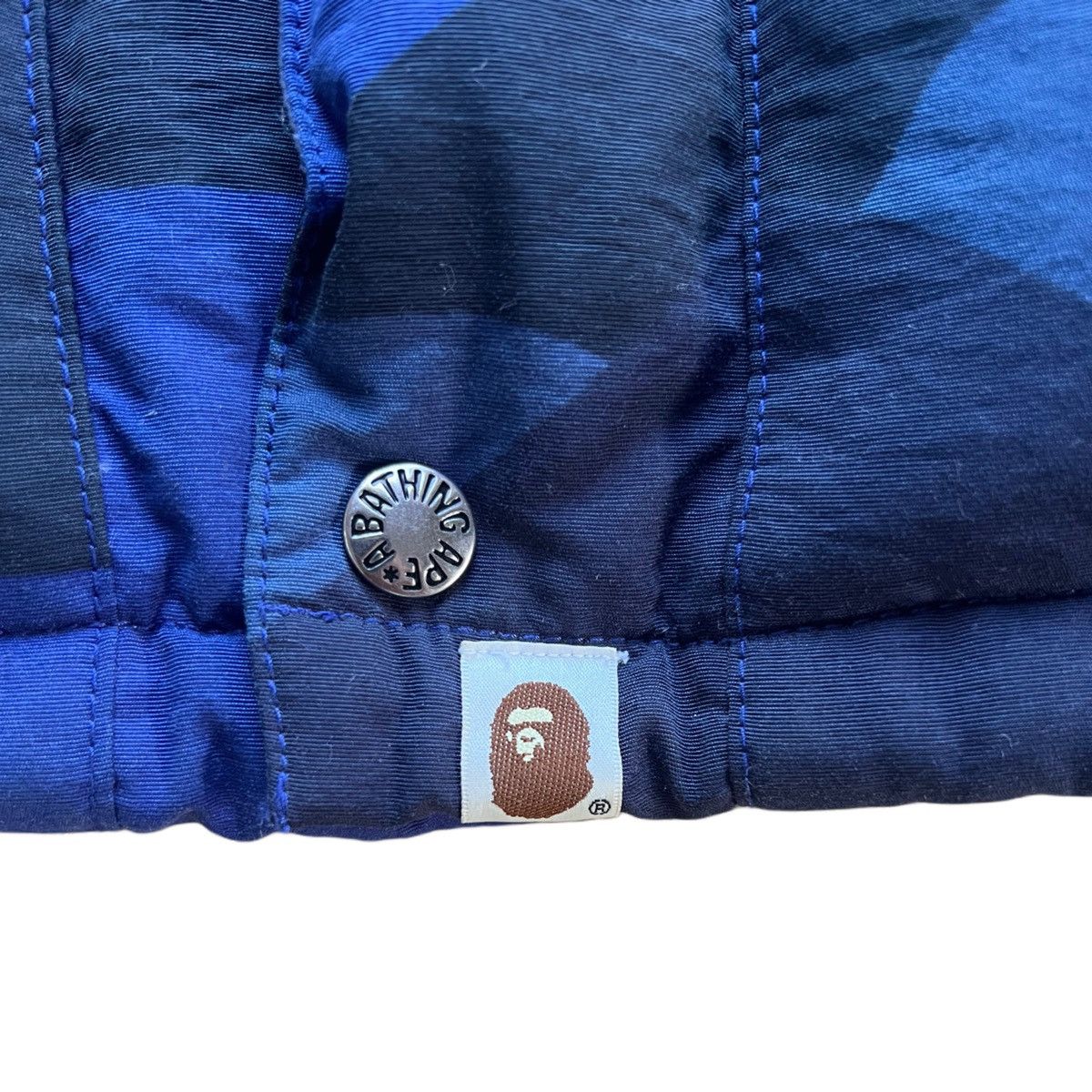 Bape BAPE Navy Camo Down Vest Size US L / EU 52-54 / 3 - 6 Thumbnail