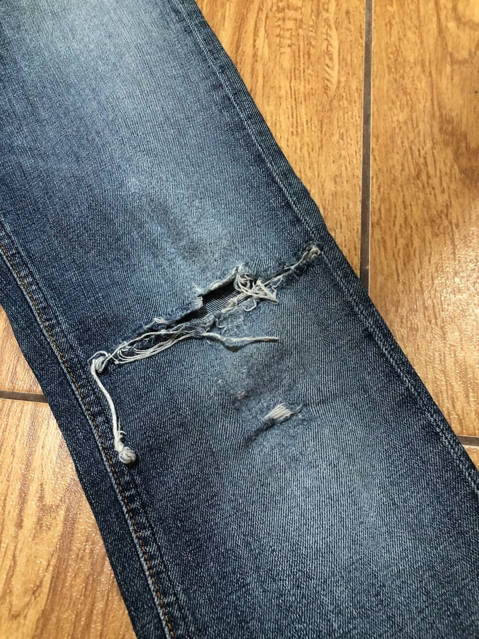 Nudie Jeans Nudie Jeans Men's Skinny Lin Skinny Jeans Blue Size US 28 / EU 44 - 21 Thumbnail