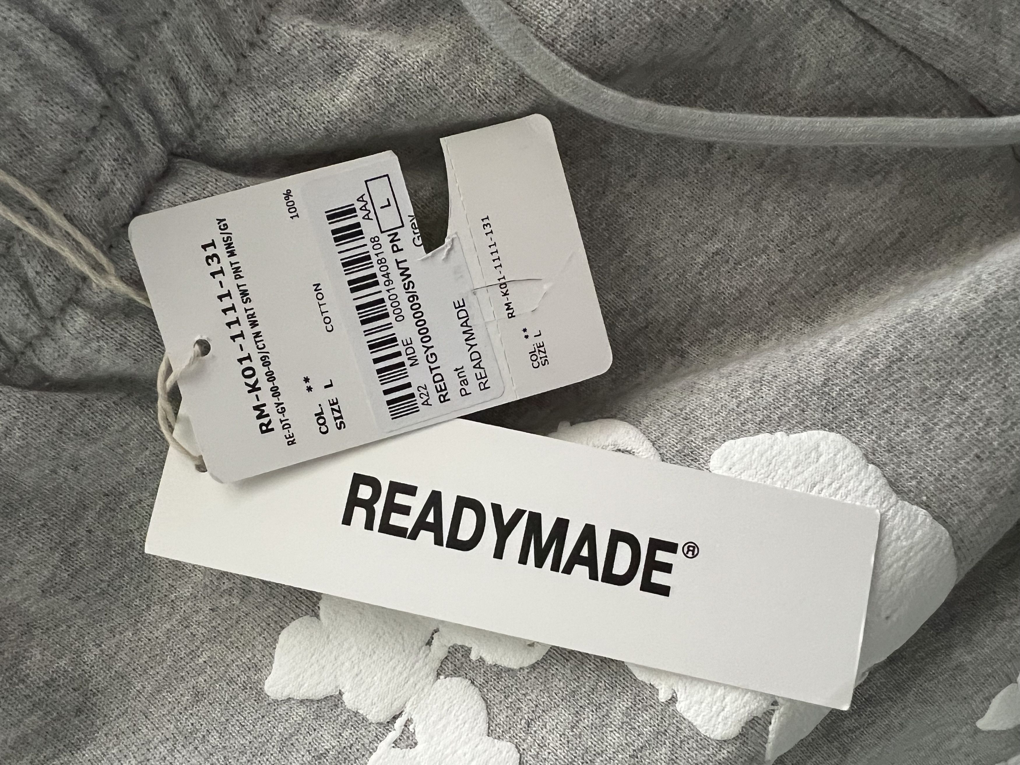 DENIM TEARS × READYMADE Denim Tears X Readymade Grey Sweatpants Size US 34 / EU 50 - 11 Thumbnail