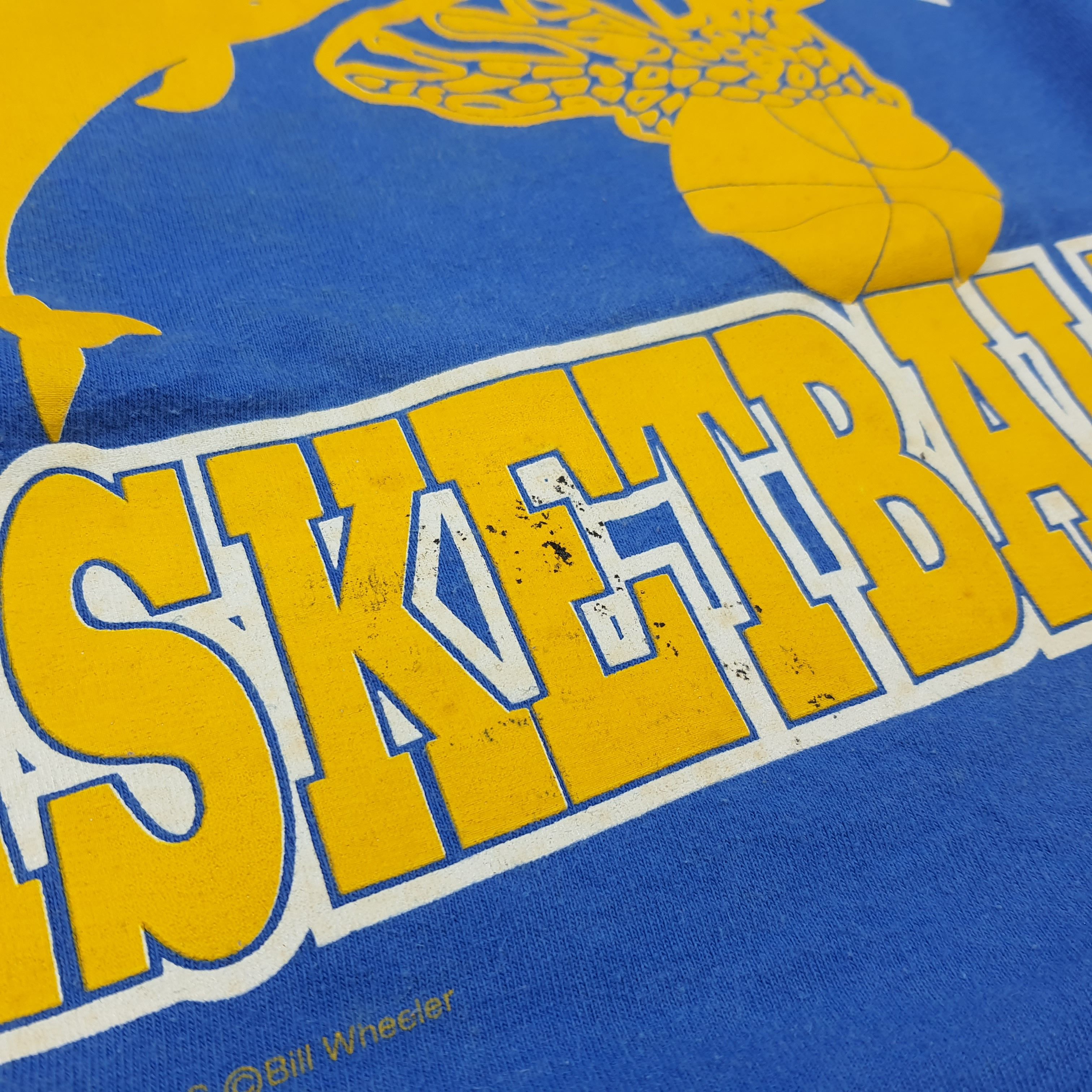 Fruit Of The Loom Vintage Western University Basketball Single Stitch C285N65 Size US XL / EU 56 / 4 - 10 Thumbnail
