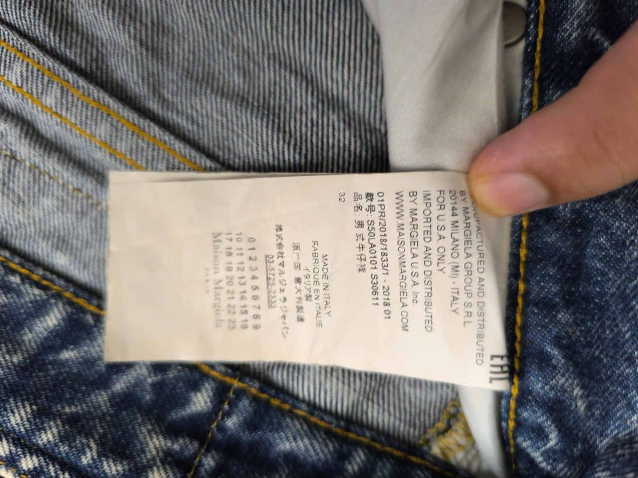 Maison Margiela Maison Margiela Acid Wash Stereotype Denim Size US 32 / EU 48 - 8 Thumbnail