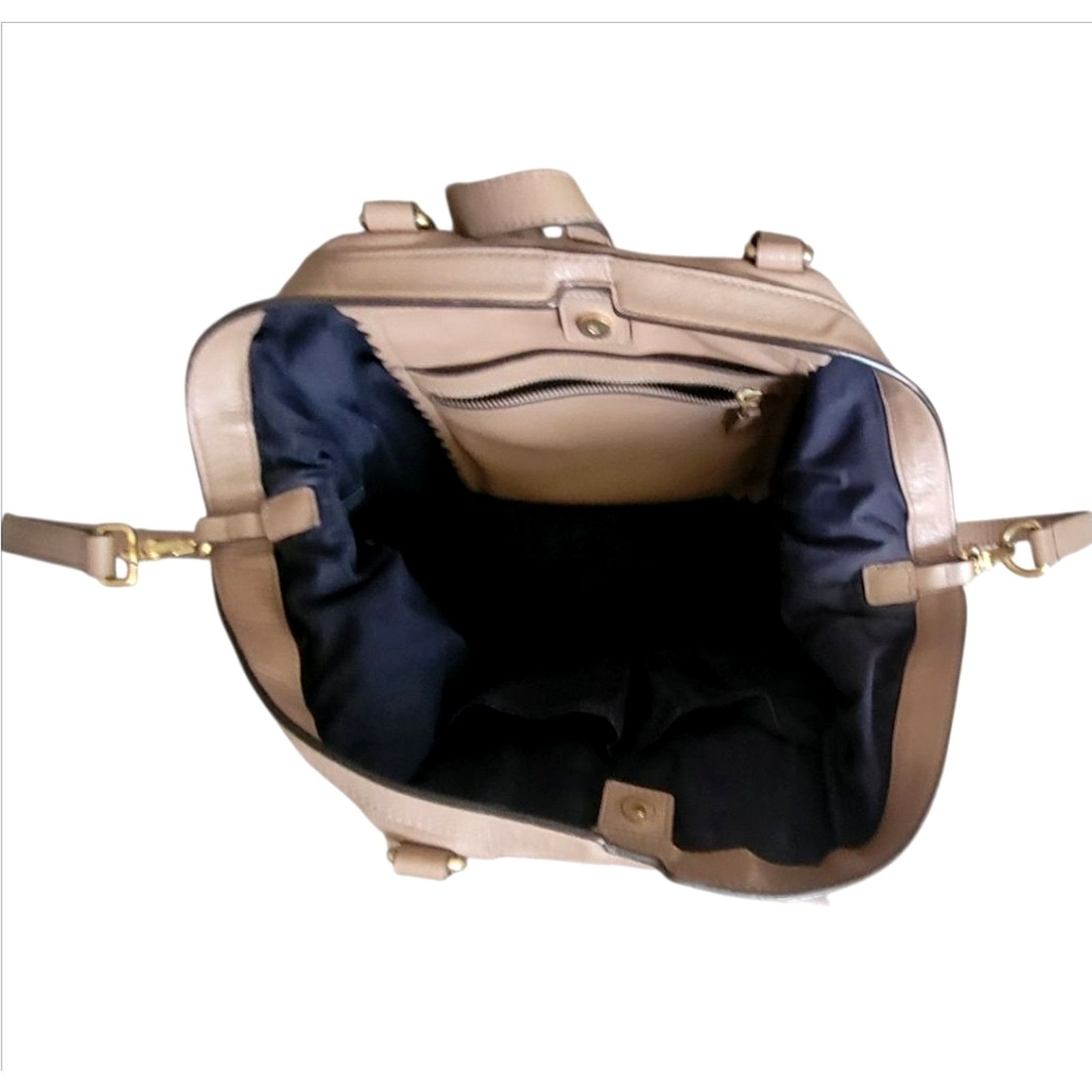 Marc by Marc Jacobs Marc By Marc Jacobs Hand & Shoulder Large Bag Brown Leather Size ONE SIZE - 5 Thumbnail