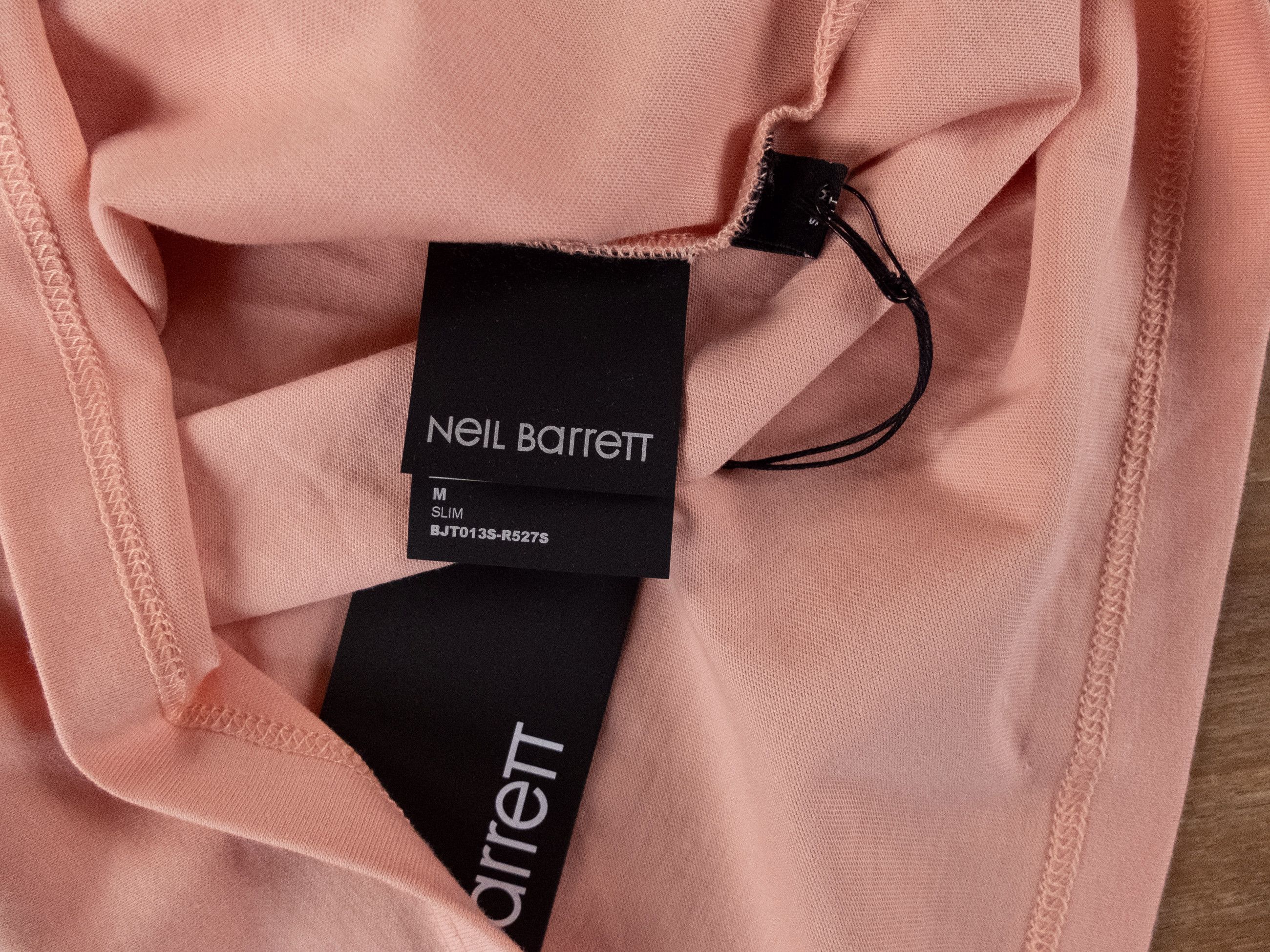 Neil Barrett NEIL BARRETT slim fit pink comic thunderbolt t-shirt Medium Size US M / EU 48-50 / 2 - 3 Thumbnail