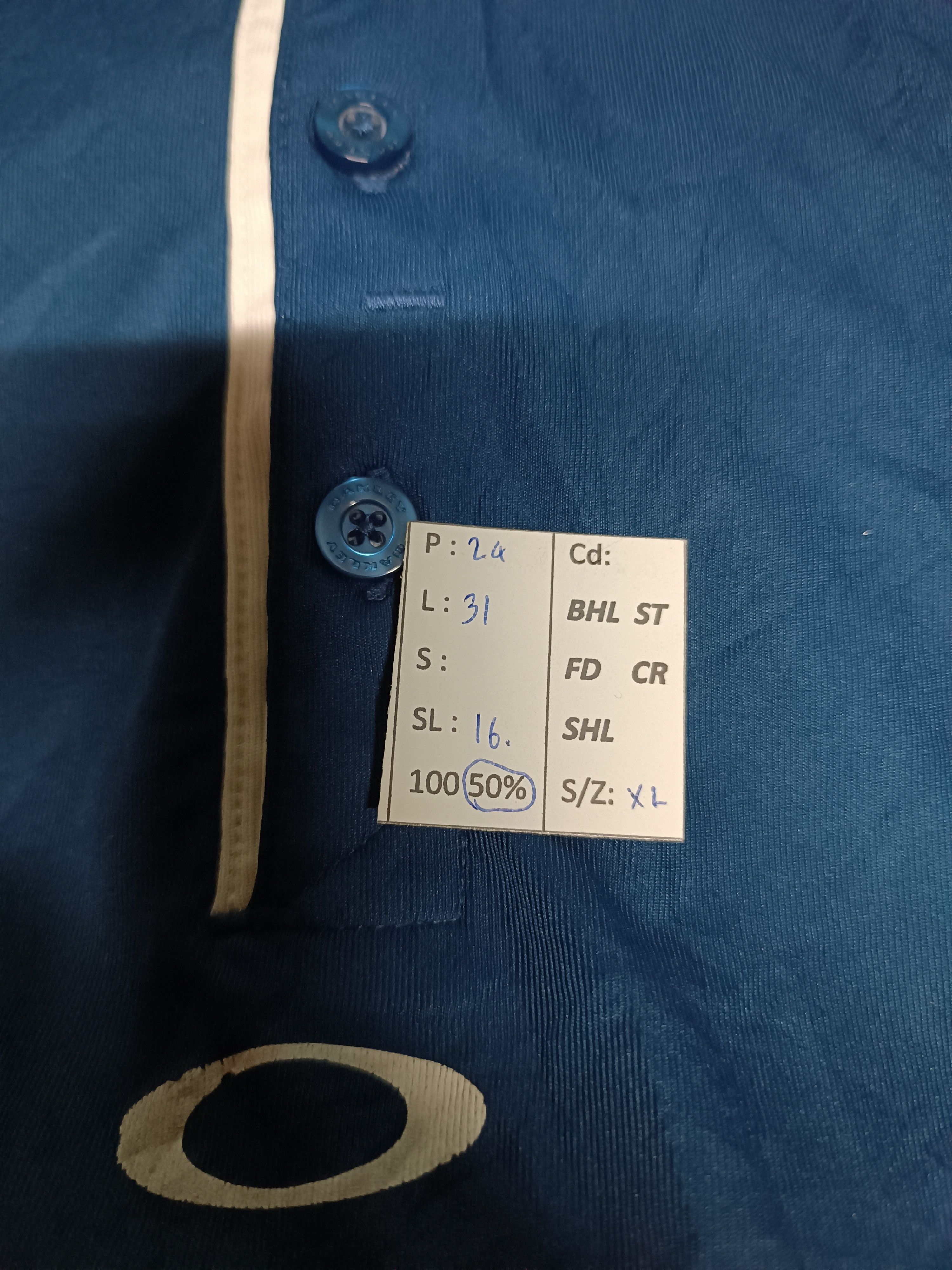 Oakley VINTAGE Y2K OAKLEY SMALL LOGO JERSEY POLO TECH GORP STYLE Size US XL / EU 56 / 4 - 17 Thumbnail
