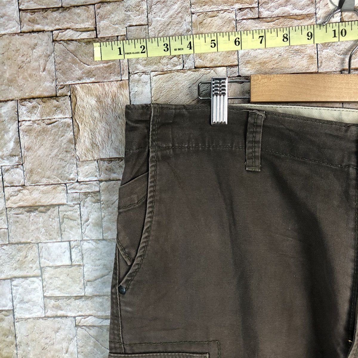 Japanese Brand Even River Brown Cargo Multipocket Pants #A629 Size US 37 - 7 Thumbnail