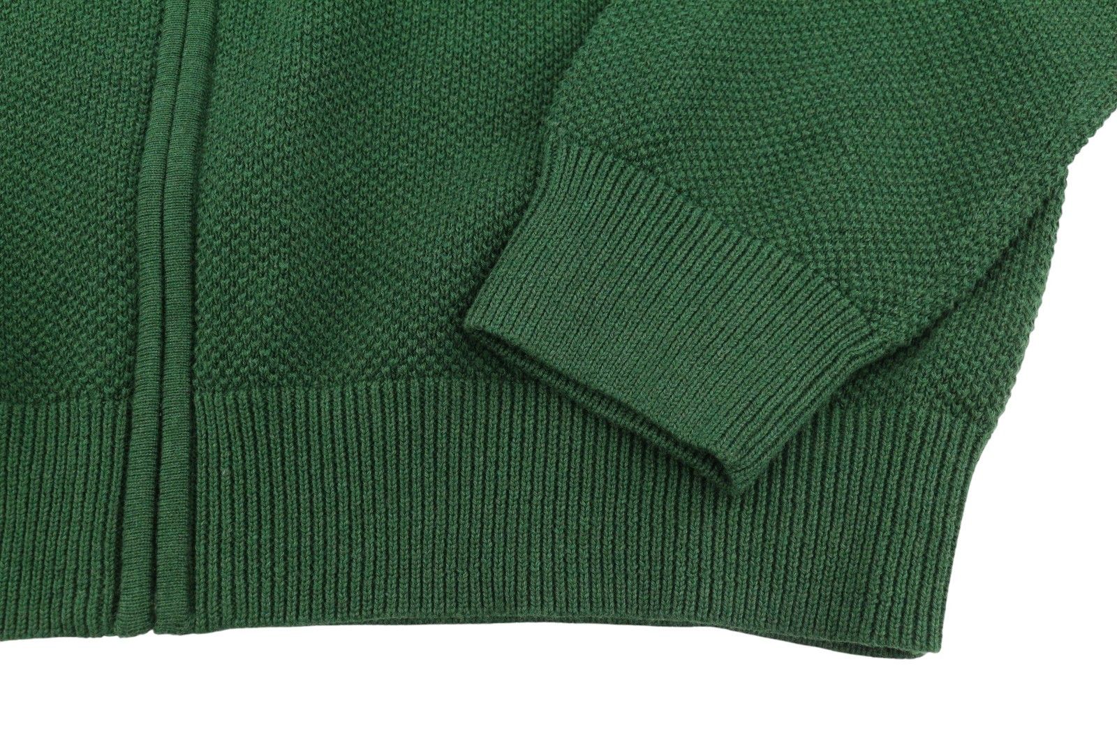 Gant COTTON PIQUE ZIP CARDIGAN XL Forest Green Melange 88122 Size US XL / EU 56 / 4 - 5 Thumbnail