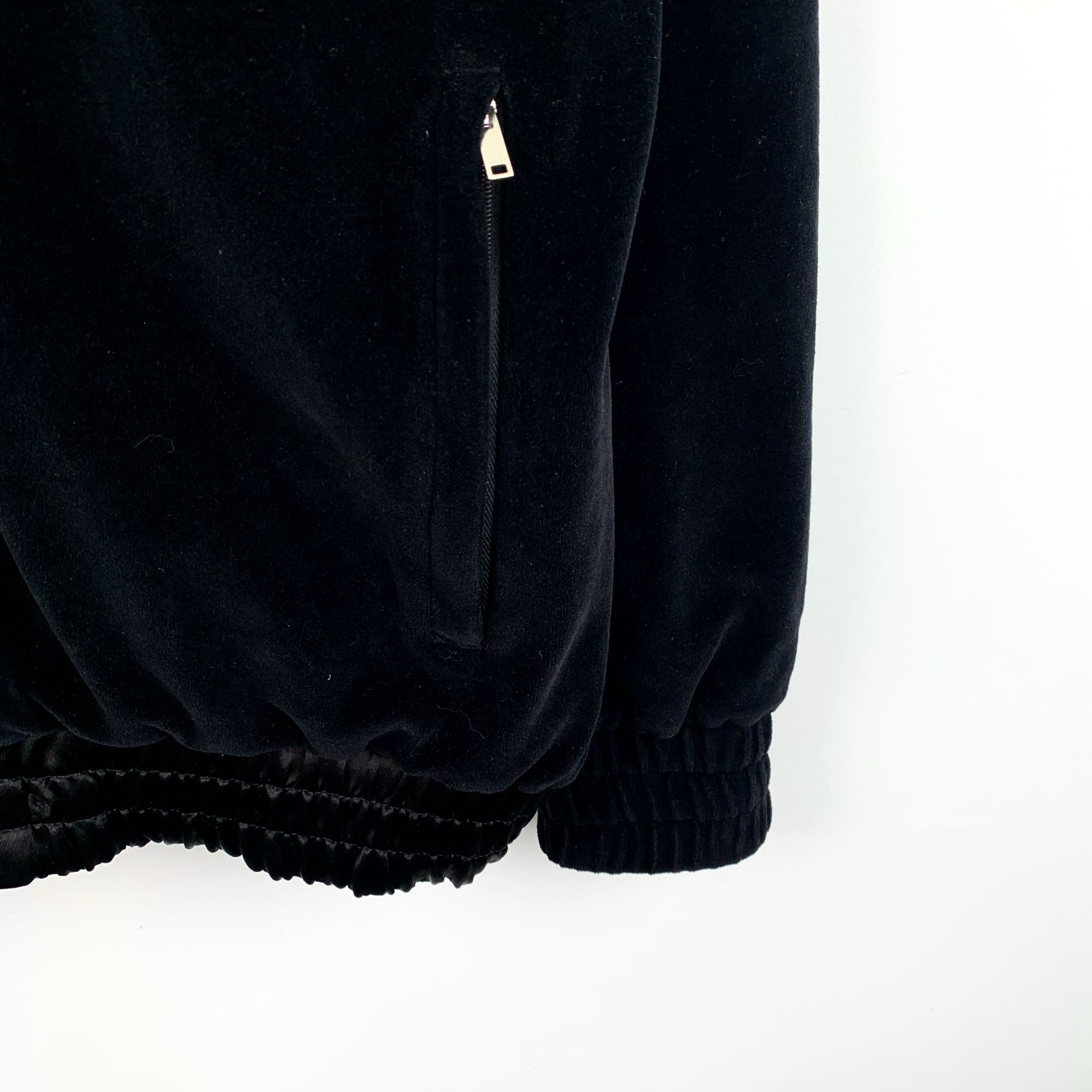 Gucci Gucci Black Velvet Maison De LAmour Track Jacket With Embroi Size XS / US 0-2 / IT 36-38 - 5 Thumbnail