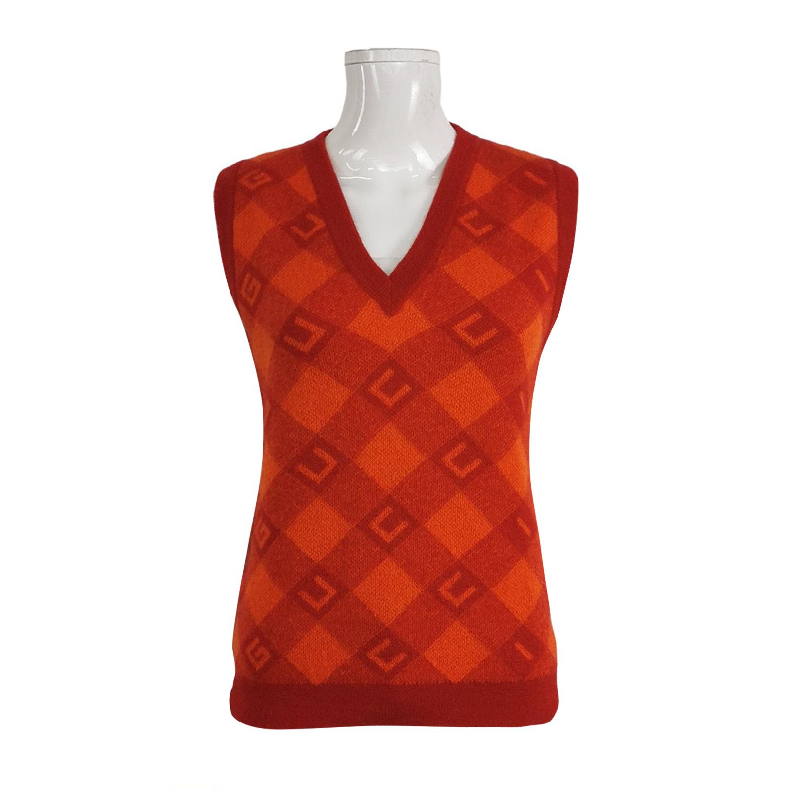 Gucci Gucci G Pattern Mohair Knit Vest Size S Size US S / EU 44-46 / 1 - 1 Thumbnail