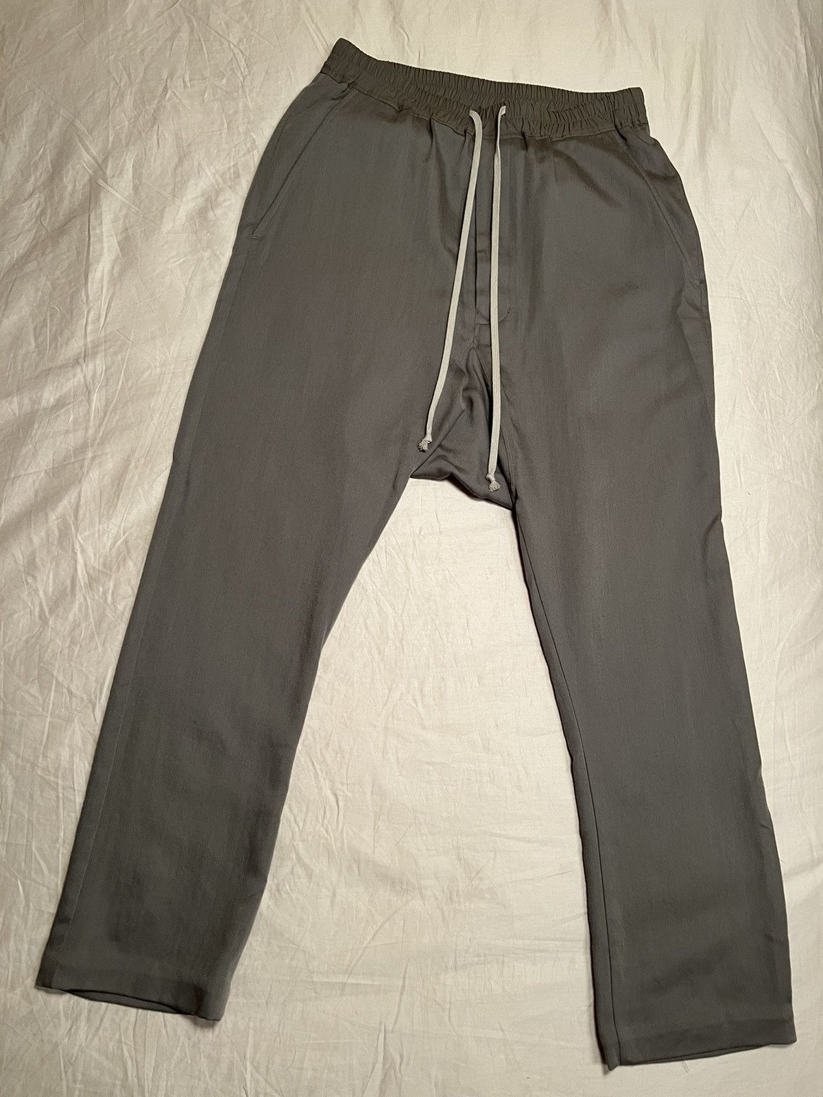 Rick Owens Rick Owens Drawstring long wool pants Size US 32 / EU 48 - 12 Thumbnail