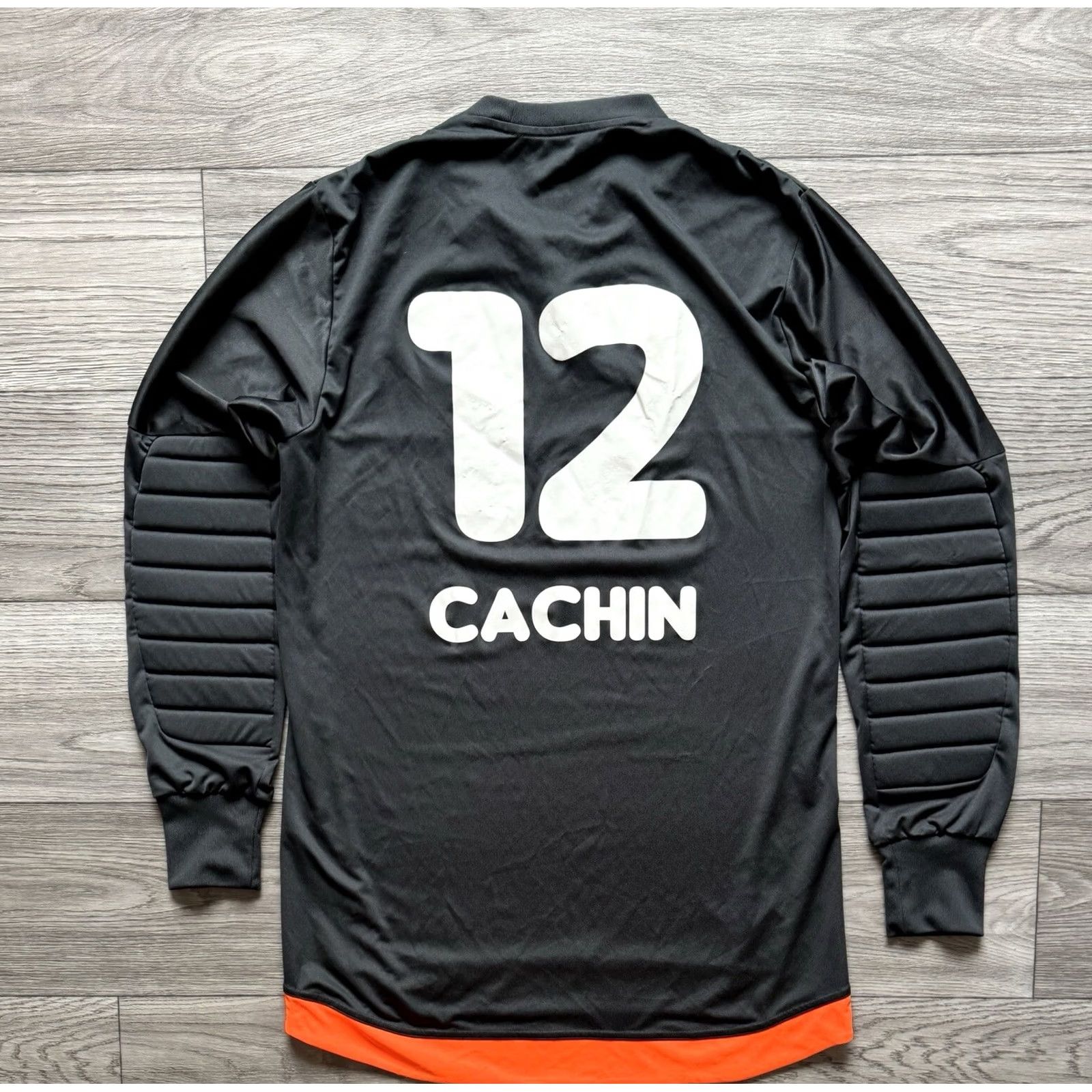 Adidas Adidas Handball Jersey Shirt S Signed Gray Long Sleeve Climalite Grasshoppers Zurich #12 Phillippe Cachin Mens Size US S / EU 44-46 / 1 - 2 Thumbnail