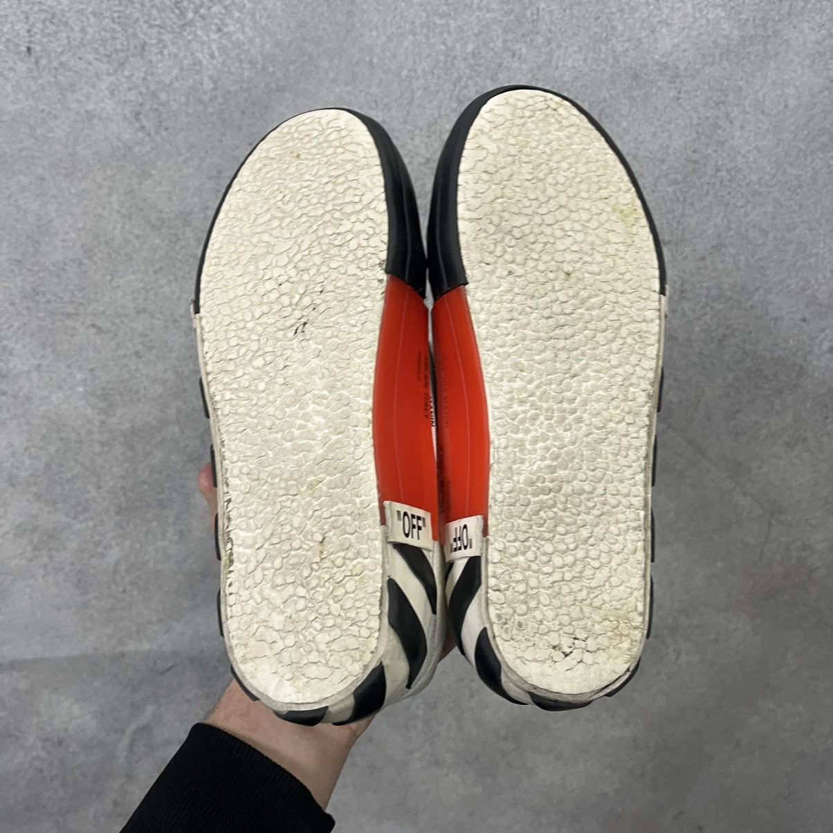 Off-White Off White Vulcanized Sneaker Size US 5.5 / EU 38 - 9 Thumbnail