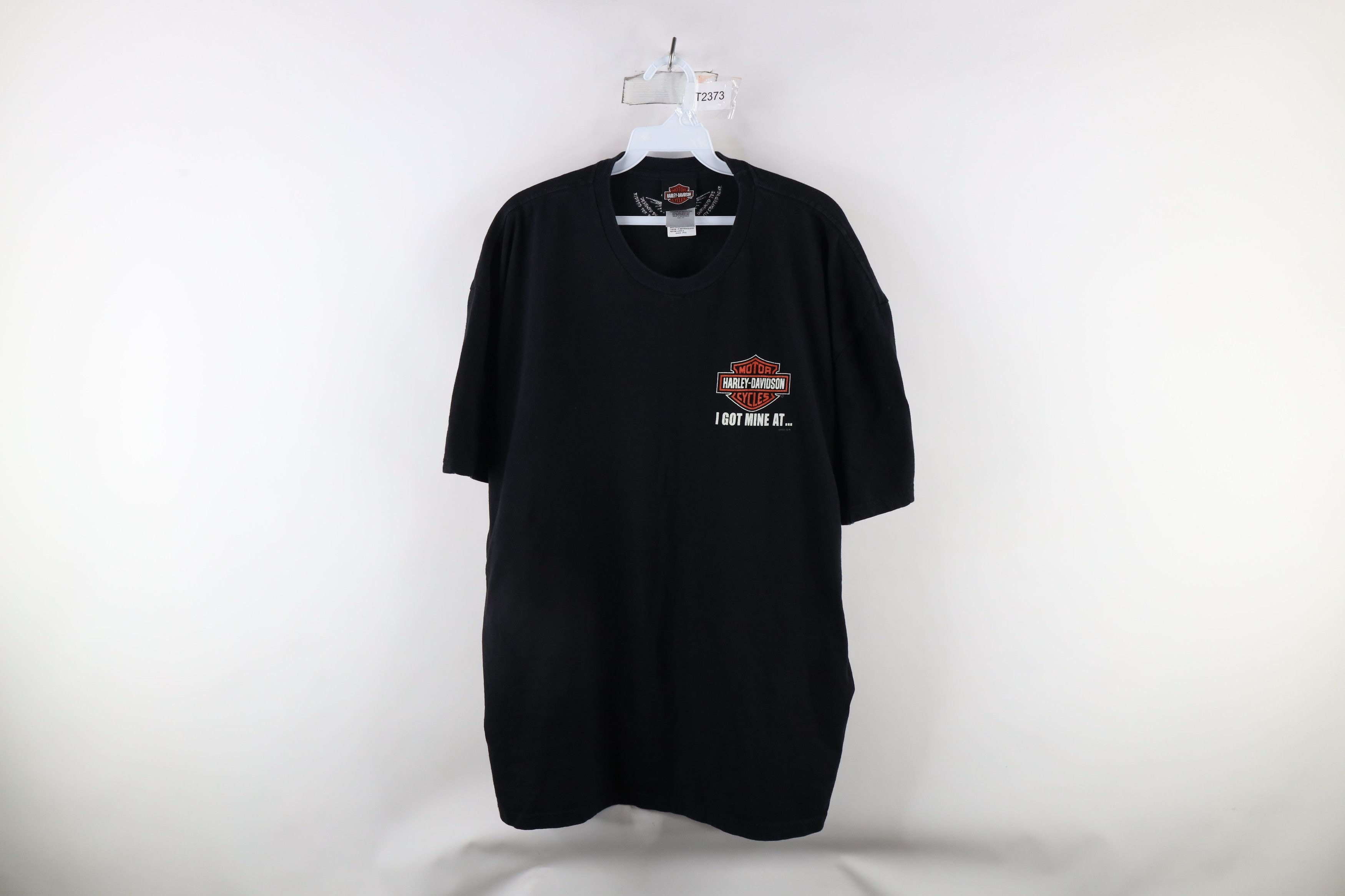 Harley Davidson × Vintage Y2K Harley Davidson Spell Out Big Logo Short Sleeve T-Shirt Size US XXL / EU 58 / 5 - 1 Thumbnail