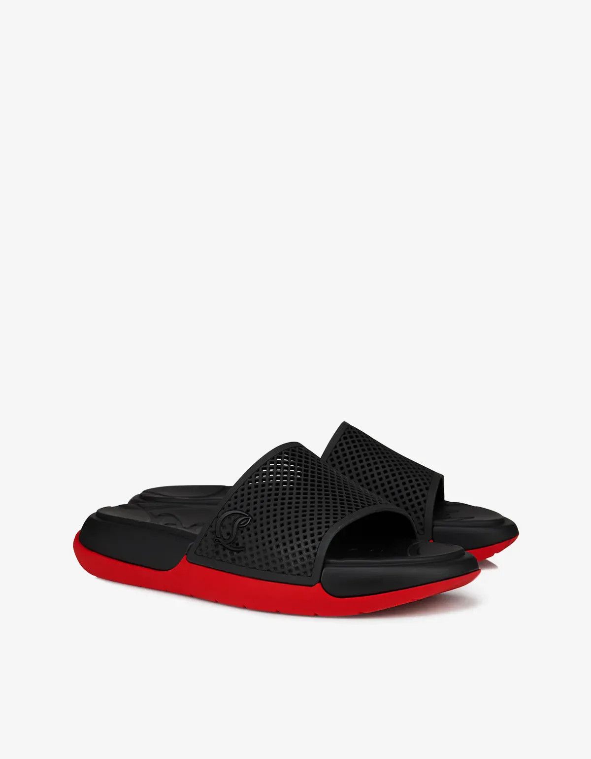 Christian Louboutin Christian Louboutin Black Easy Breezy Sandals Size US 11 / EU 44 - 1 Thumbnail