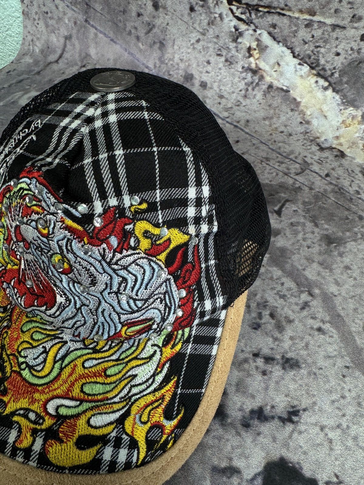 Ed Hardy Ed Hardy Fire Lion Men’s Cap Size ONE SIZE - 3 Thumbnail
