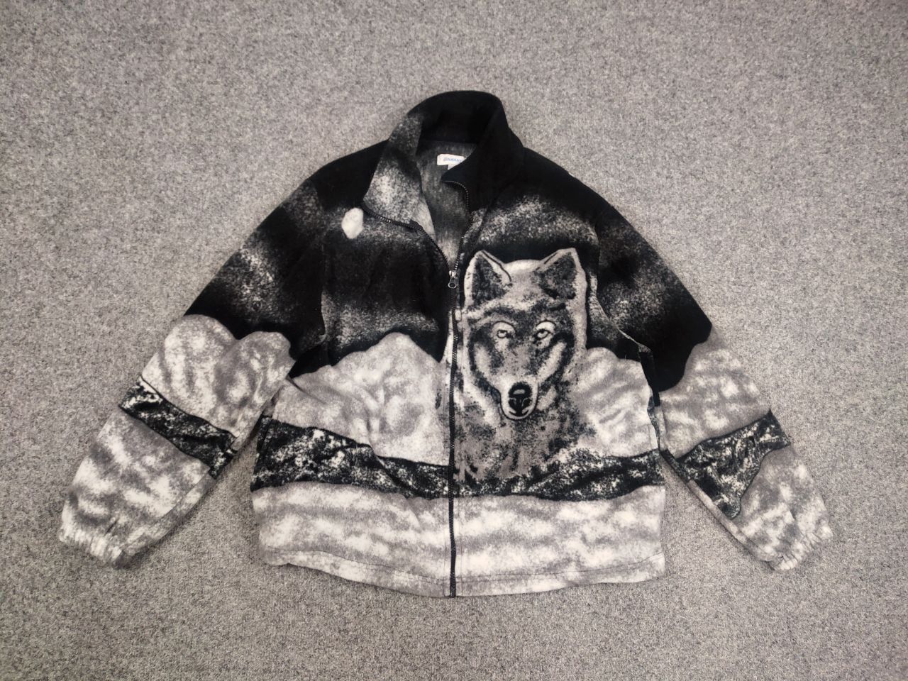 Hysteric Glamour Vintage Supreme Style Woolf Art Fleece Zip Light Jacket Y2K Size US M / EU 48-50 / 2 - 9 Thumbnail