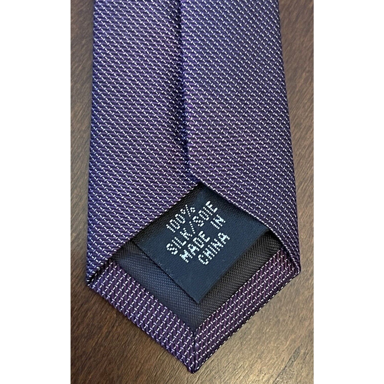 Kenneth Cole Kenneth Cole Reaction Purple 100% Silk Made In China Size ONE SIZE - 7 Thumbnail