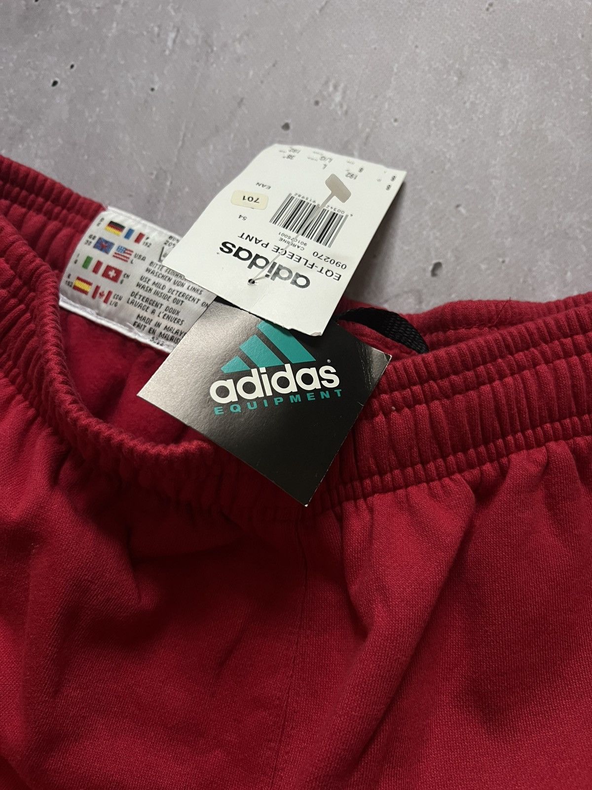 Adidas Adidas Equipment Sweat Pants L Joggers Vintage 90's Size US 36 / EU 52 - 12 Thumbnail