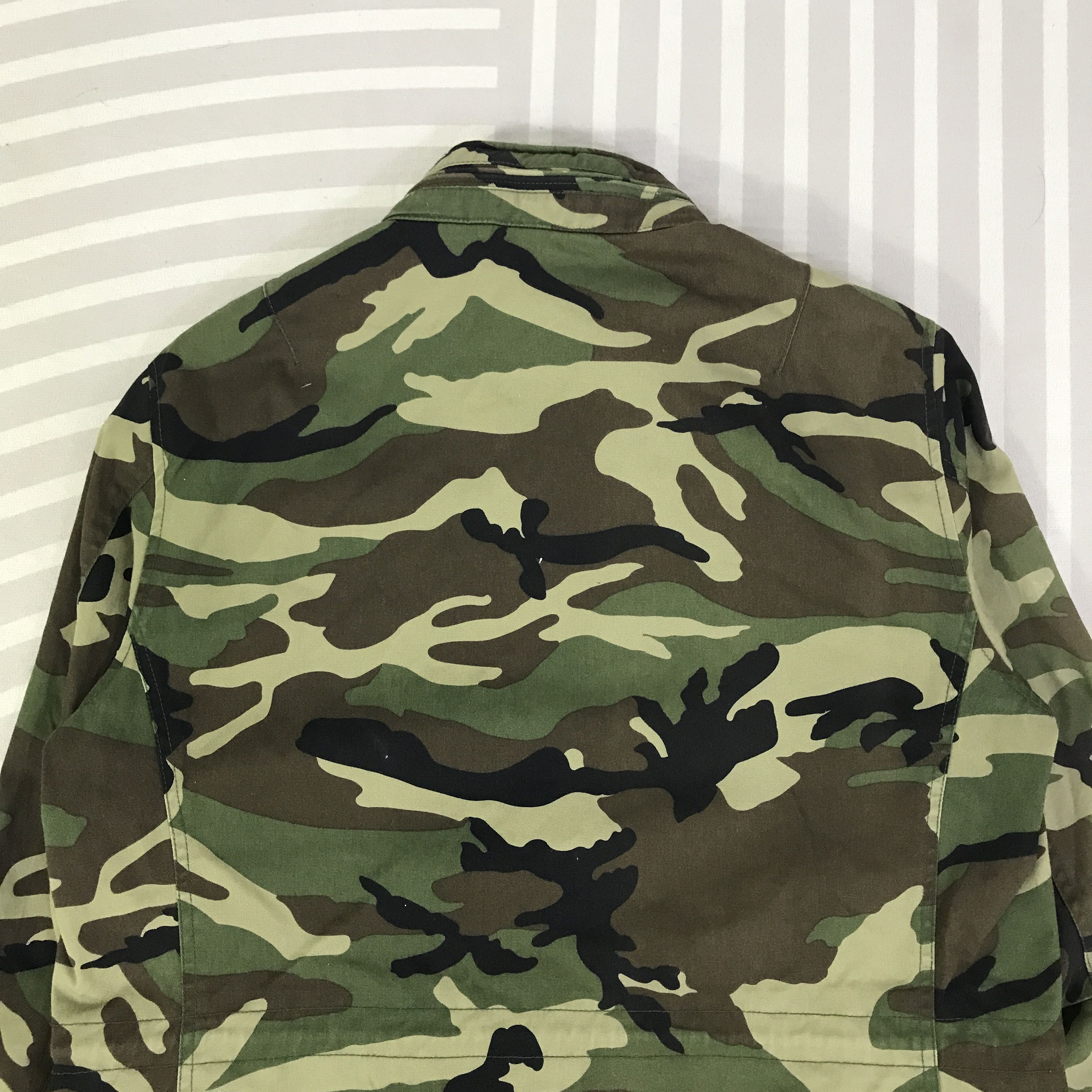 Japanese Brand Vintage Azul Camo M65 Design Jacket K115B14 Size US L / EU 52-54 / 3 - 4 Thumbnail