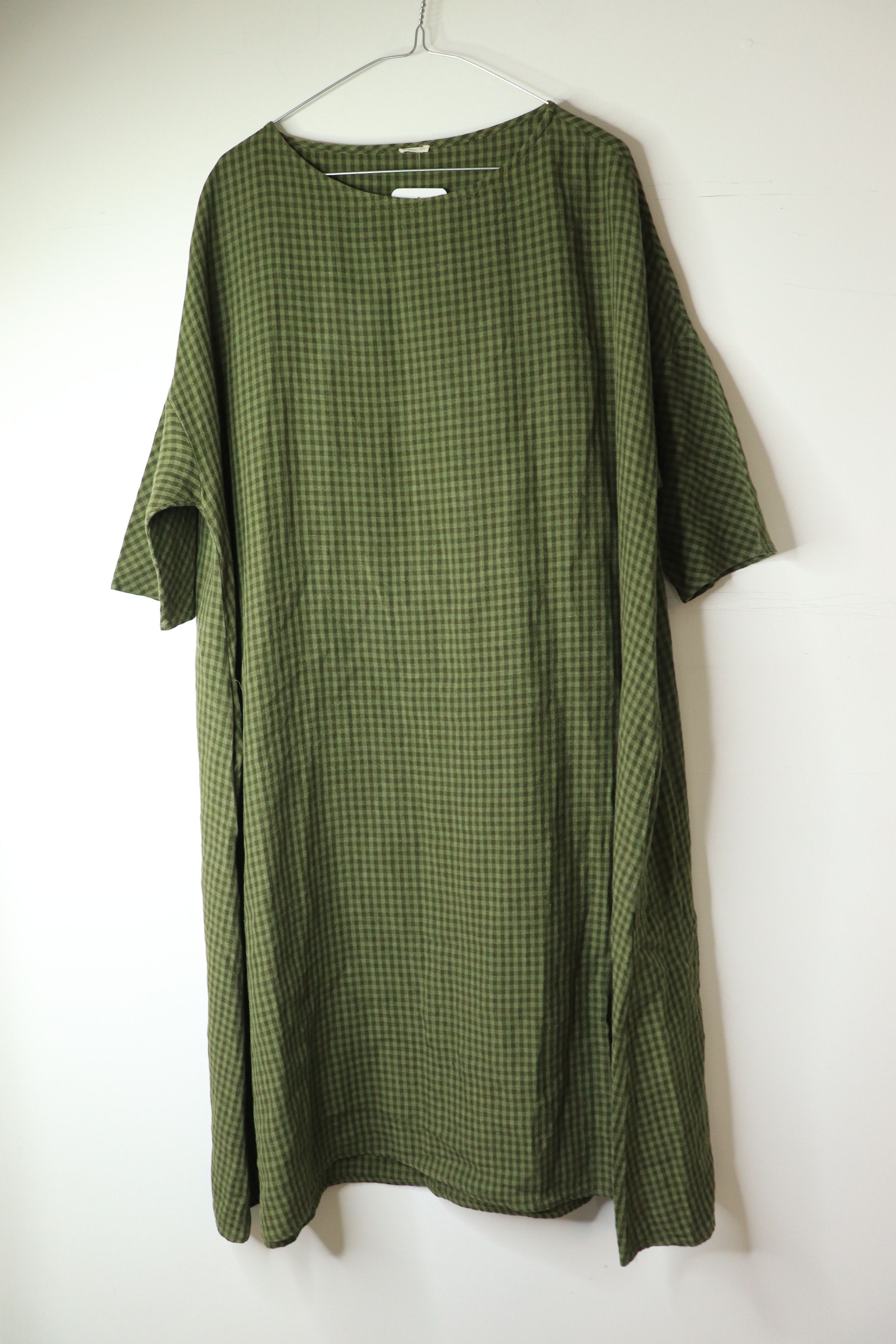 Other Green gingham linen dress - M Size M / US 6-8 / IT 42-44 - 1 Thumbnail