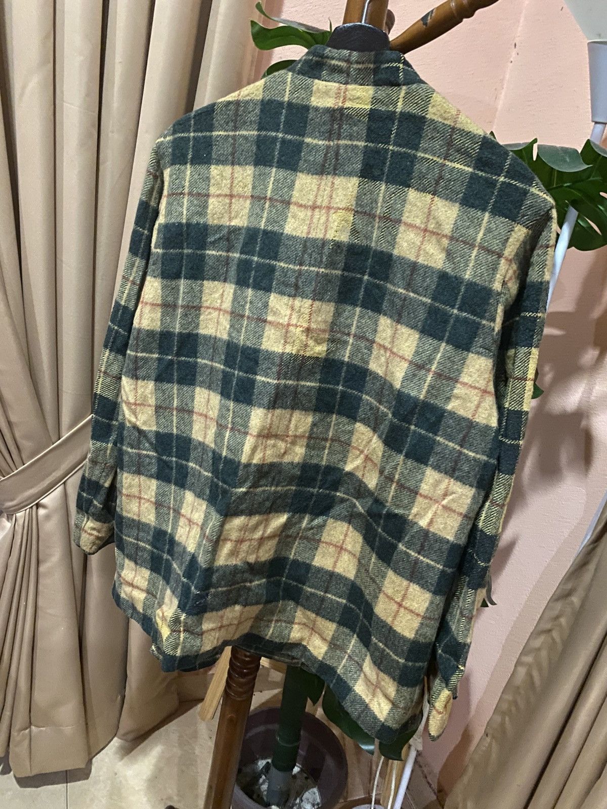 Hai Sporting Gear Vintage HAI by Issey Miyake Plaid Wool-Blend Jacket Size US M / EU 48-50 / 2 - 10 Thumbnail