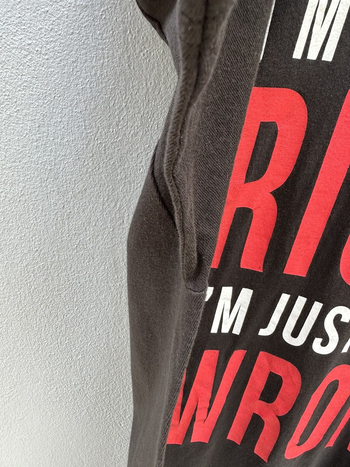 Vintage I’m not always right I’’m just never wrong tshirt A104 Size US XL / EU 56 / 4 - 6 Thumbnail
