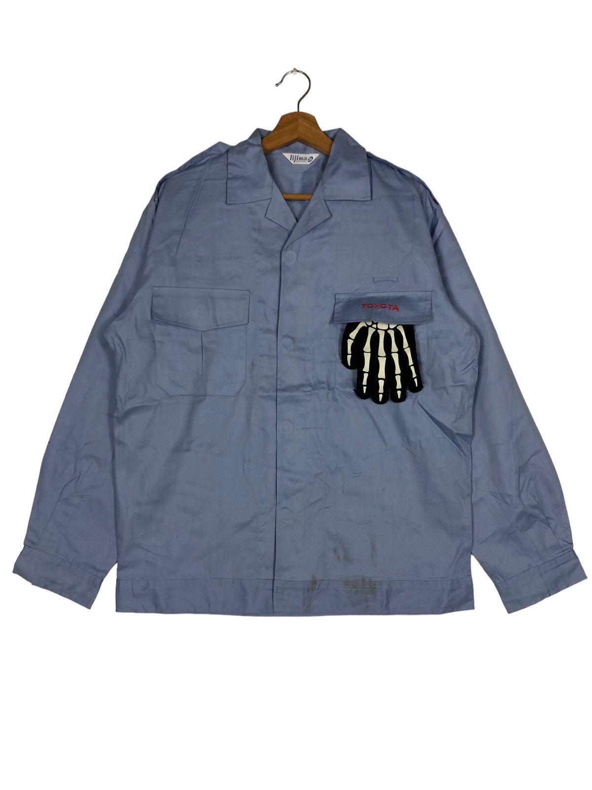 🔥Rare Work Jacket Vintage Toyota Racing Big Logo