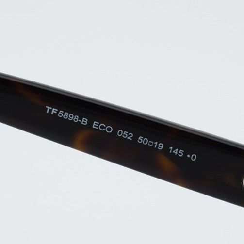 Tom Ford Tom Ford FT5898-B 052 Eyeglasses Havana 50mm Rectangle Frame Size ONE SIZE - 7 Thumbnail