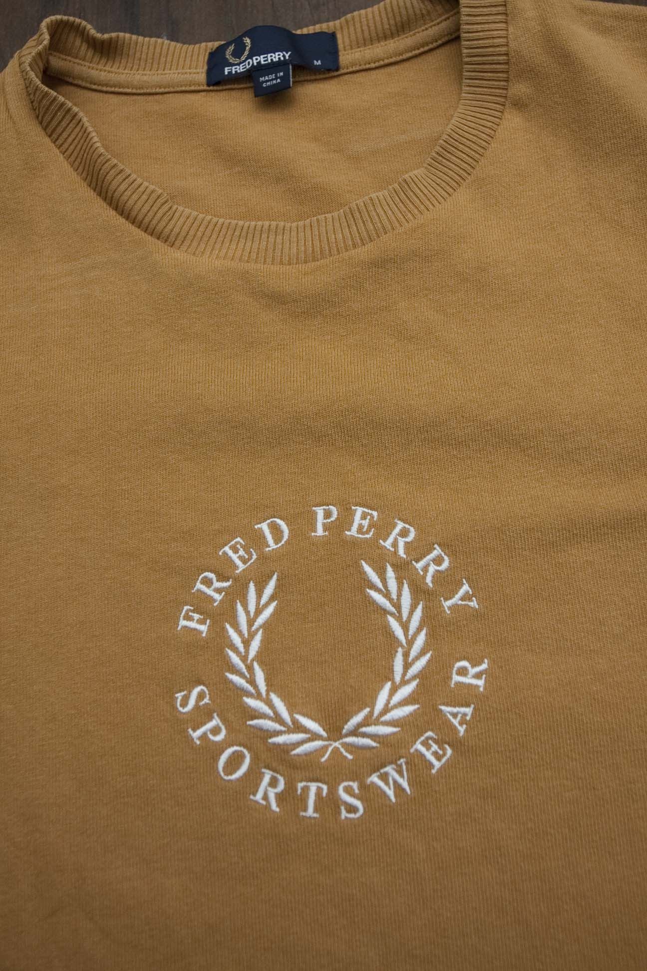 Fred Perry Fred Perry T Shirt Size M Logo Brown Size US M / EU 48-50 / 2 - 2 Thumbnail